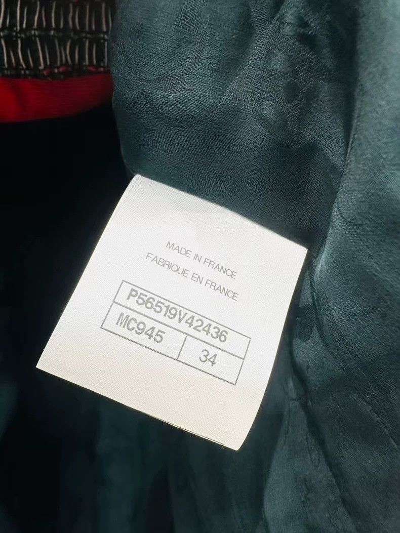 Chanel Chanel Circuit series red and green color matching tweed j Size XXS / US 00 / IT 34 - 5 Thumbnail