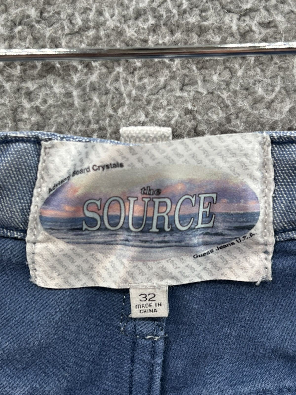 Advisory Board Crystals × Guess Advisory Board Crystals Blue Reflective Cargo Pants Men’s 32 Size US 32 / EU 48 - 3 Thumbnail
