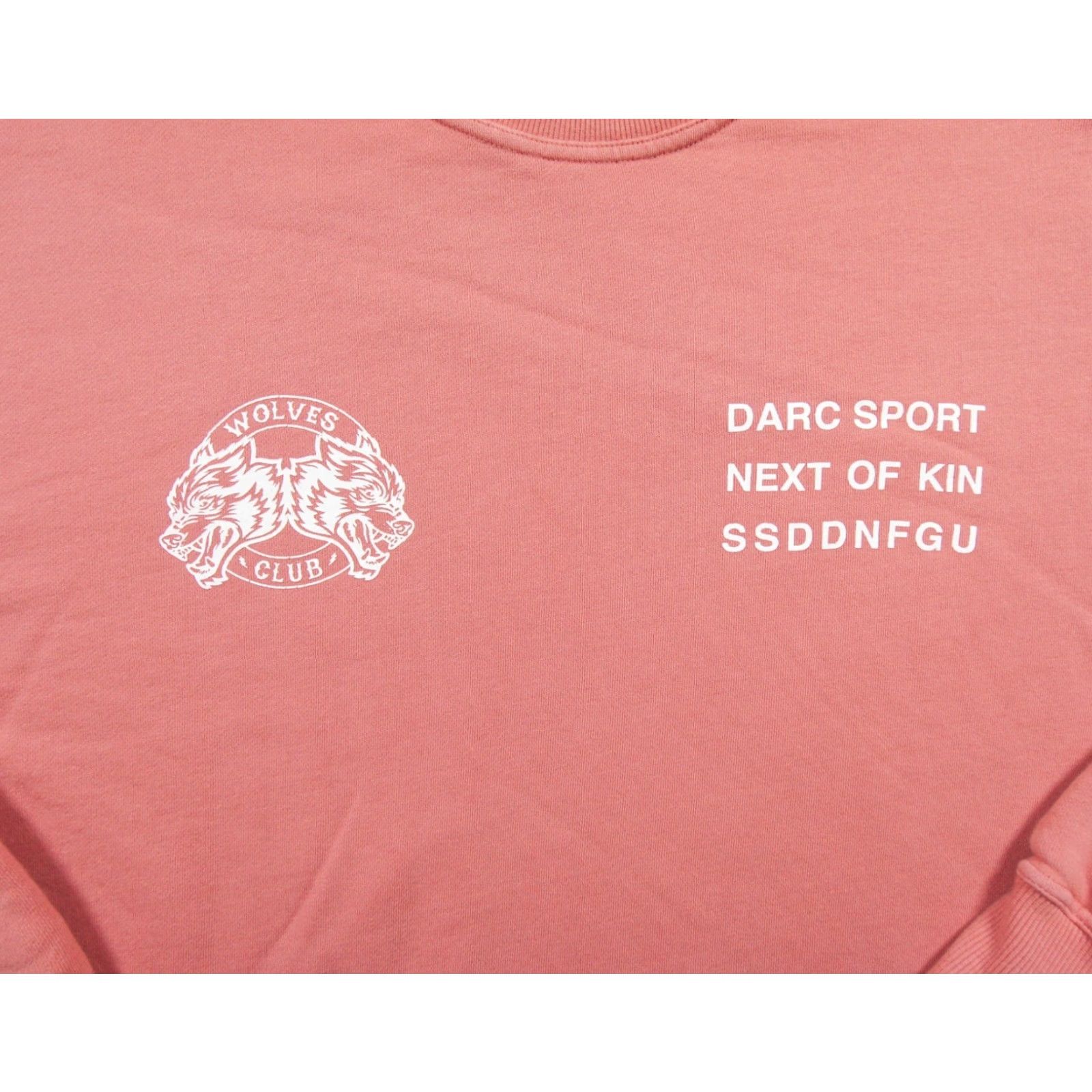 Darc Sport Darc Sport Sweatshirt Mens Large Pink Crewneck Pullover 