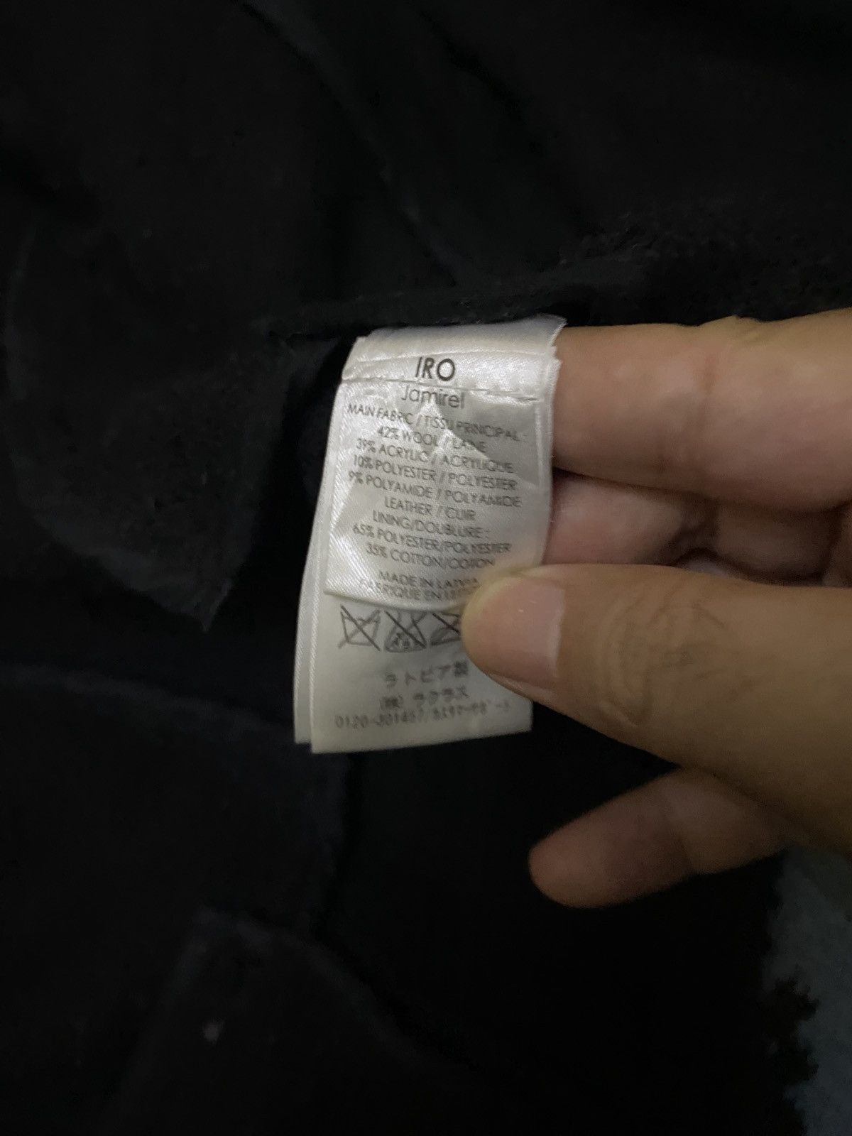 Iro IRO JAMIREL LEATHER LINING NONE BUTTON JACKET Size XS / US 0-2 / IT 36-38 - 10 Thumbnail