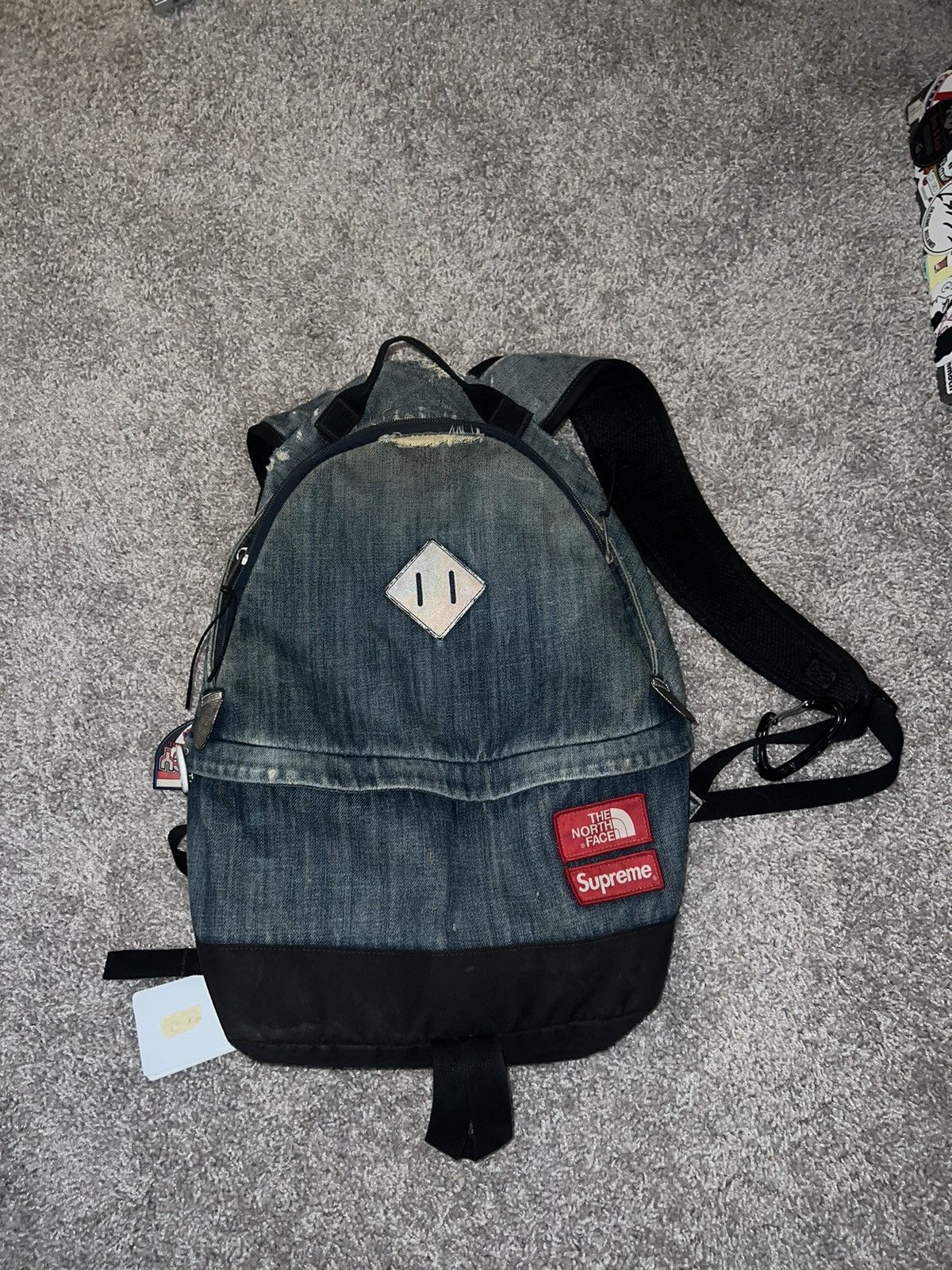 Supreme Supreme north face daypack denim | Grailed