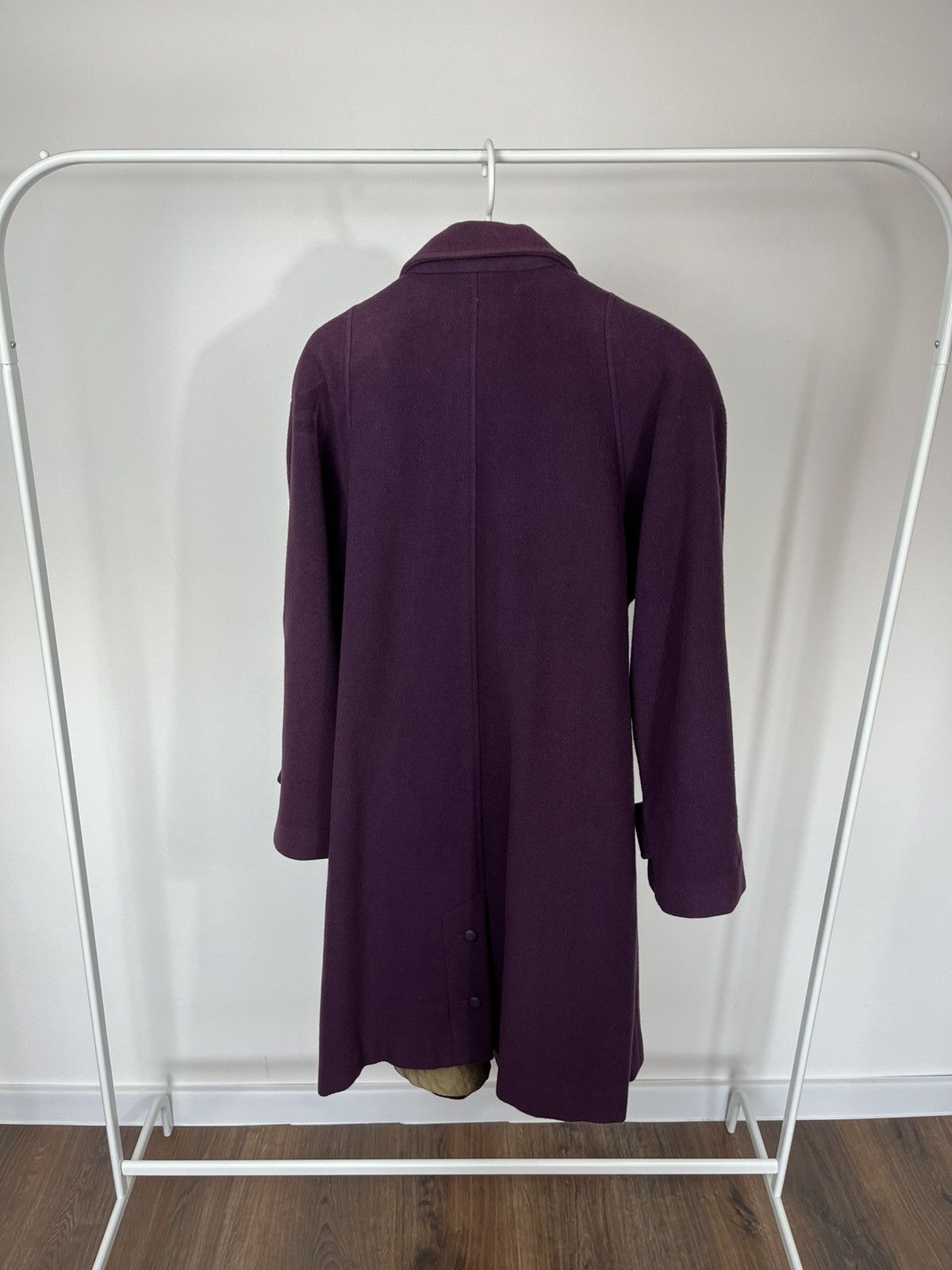 Other Cashmere Wool Coat Purple Women Made in Austria Warm Coat Size L / US 10 / IT 46 - 16 Thumbnail