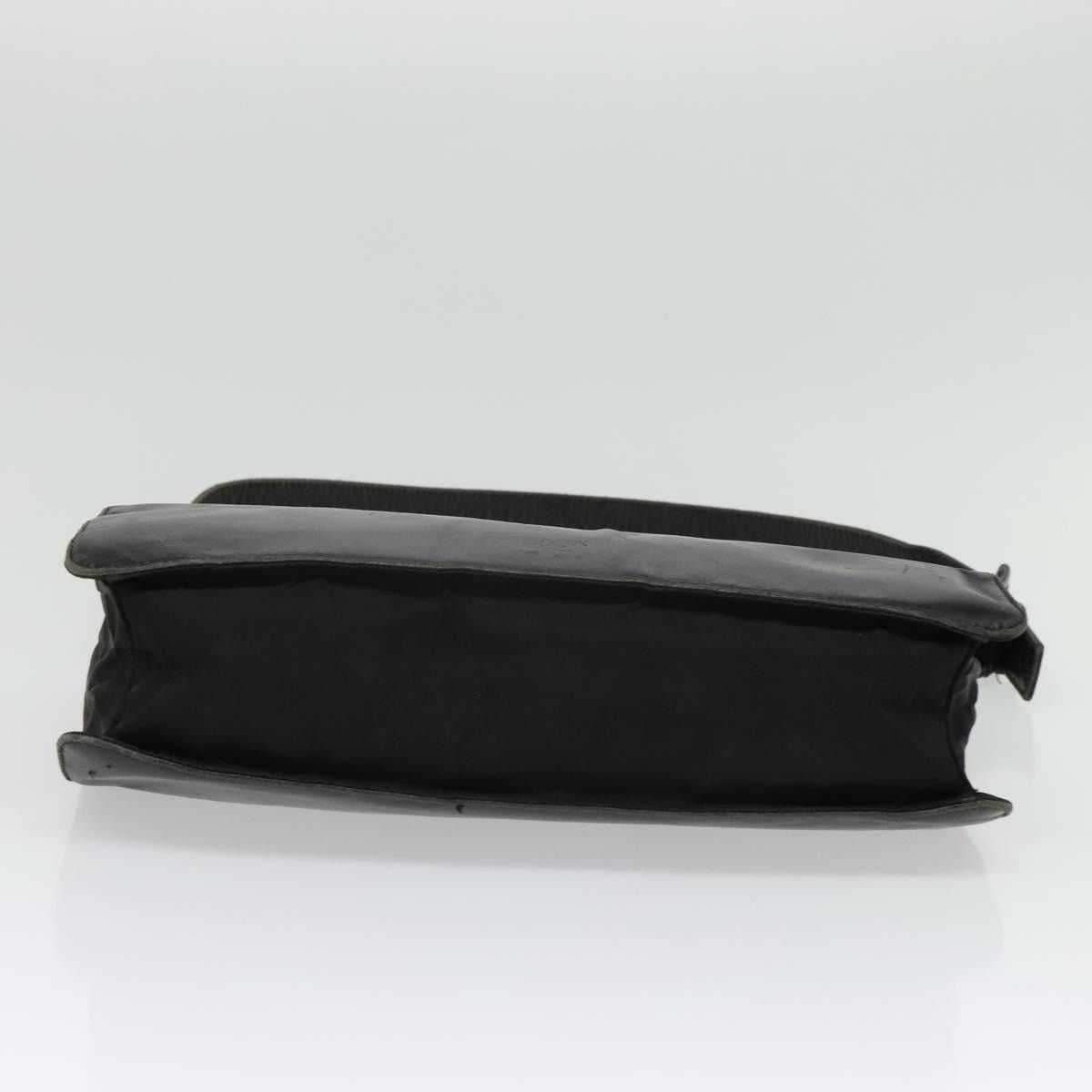 Prada PRADA Shoulder Bag Leather Black Silver Size ONE SIZE - 9 Thumbnail