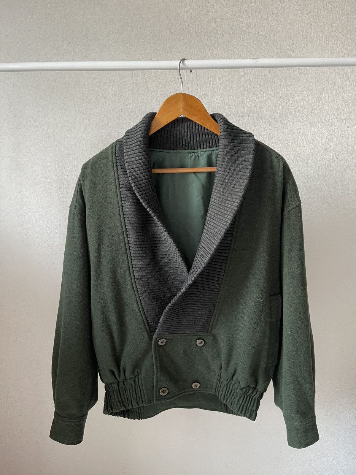 Balenciaga Vintage Balenciaga Wool Jacket Size US L / EU 52-54 / 3 - 3 Thumbnail