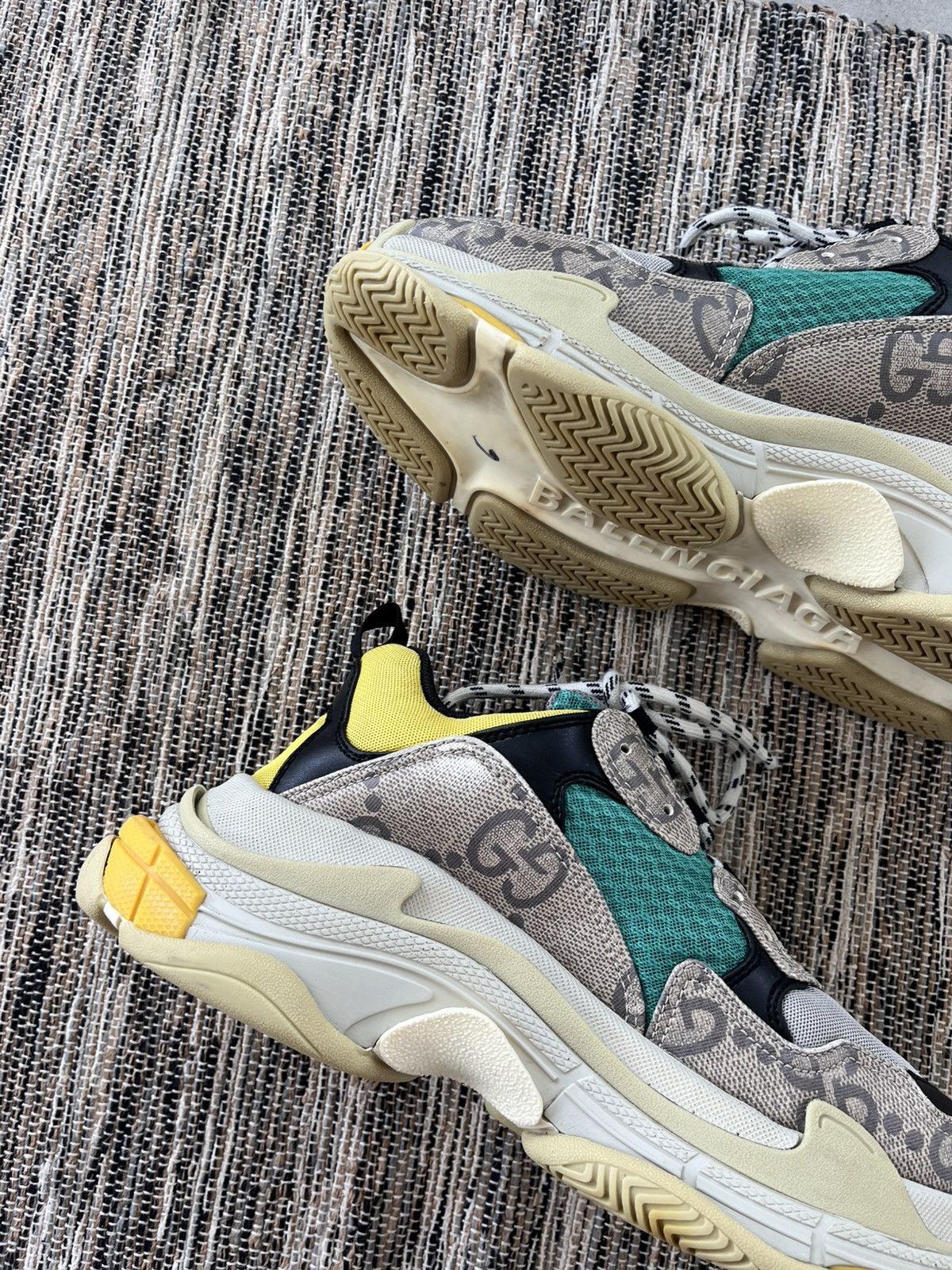 Balenciaga × Gucci Rare Balenciaga Gucci Triple S Sneakers The Hacker Project Size US 9 / EU 42 - 10 Thumbnail