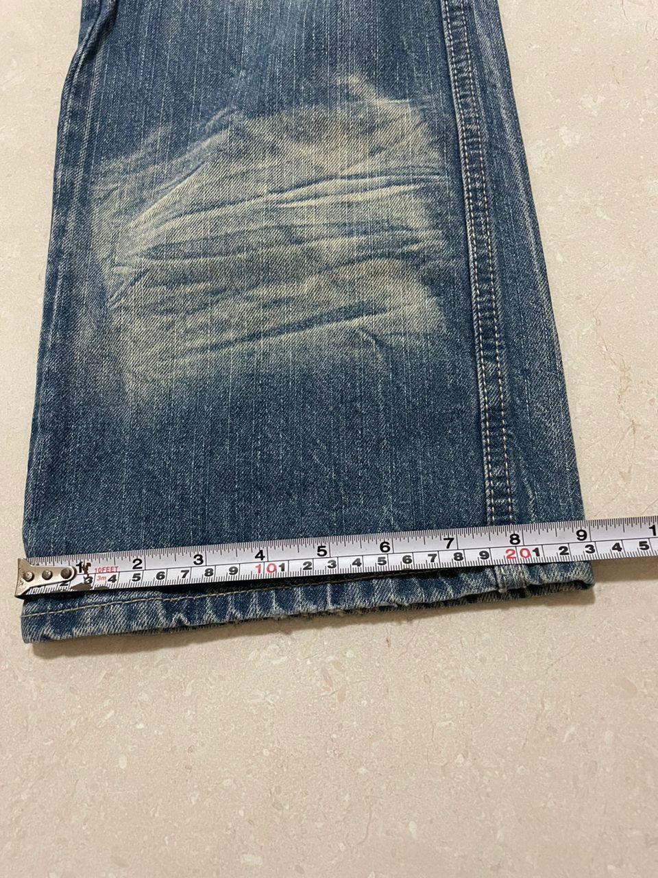 Japanese Brand Okay jeans Wear flared double waist denim Size US 38 / EU 54 - 10 Thumbnail