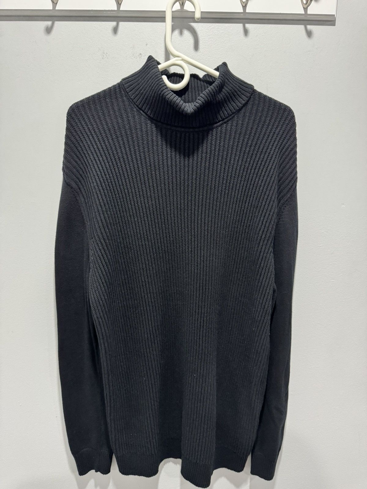 Club Room Club Room Mens Sweater New Black Turtle Neck Casual Knitted Size US M / EU 48-50 / 2 - 1 Thumbnail