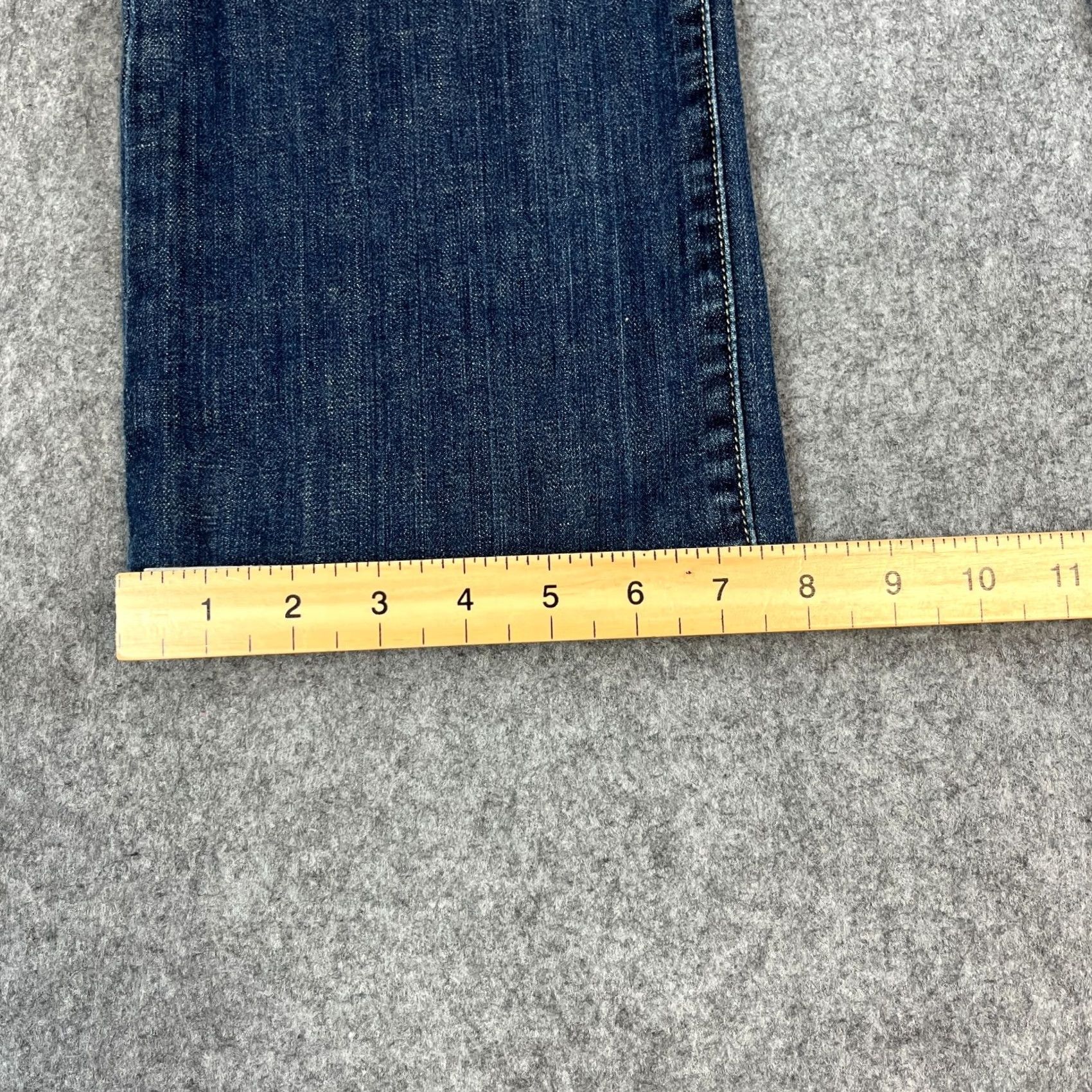 Calvin Klein Calvin Klein Jeans Bootcut 31 32 UK 10 Low Rise Mid Wash Blue Womens Jeans Casual Slimming Size 24" / US 00 / IT 34 - 3 Thumbnail