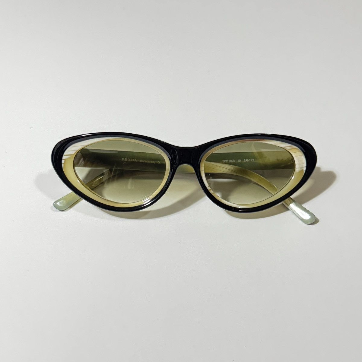 Prada PRADA 2001 S/S SPR 04B Cat-Eye Sunglasses y2k 00s Archive Size ONE SIZE - 5 Thumbnail
