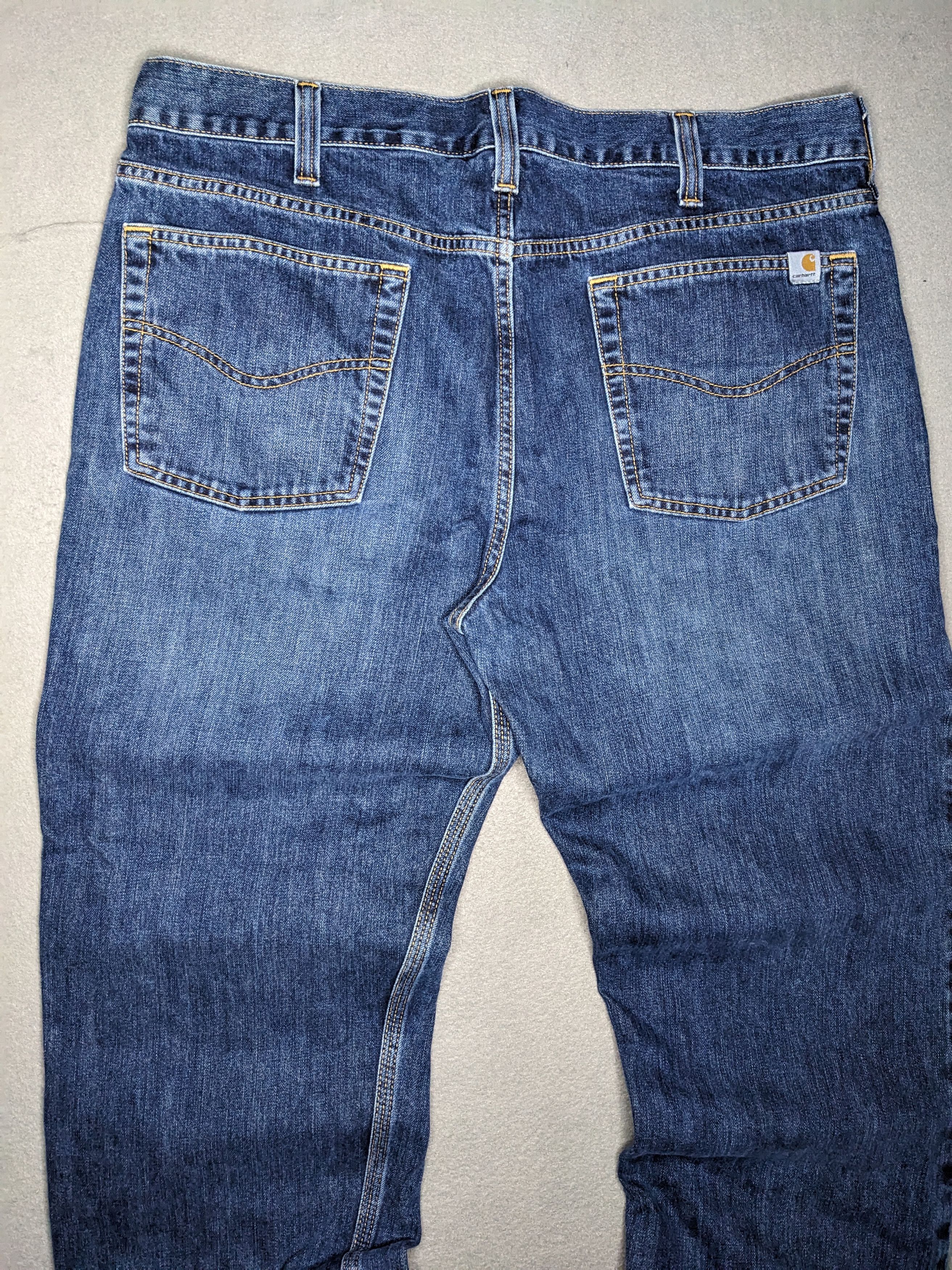 Carhartt Carhartt Relaxed Straight Jeans 38x35 Blue Denim B320 WTB Size US 38 / EU 54 - 4 Thumbnail