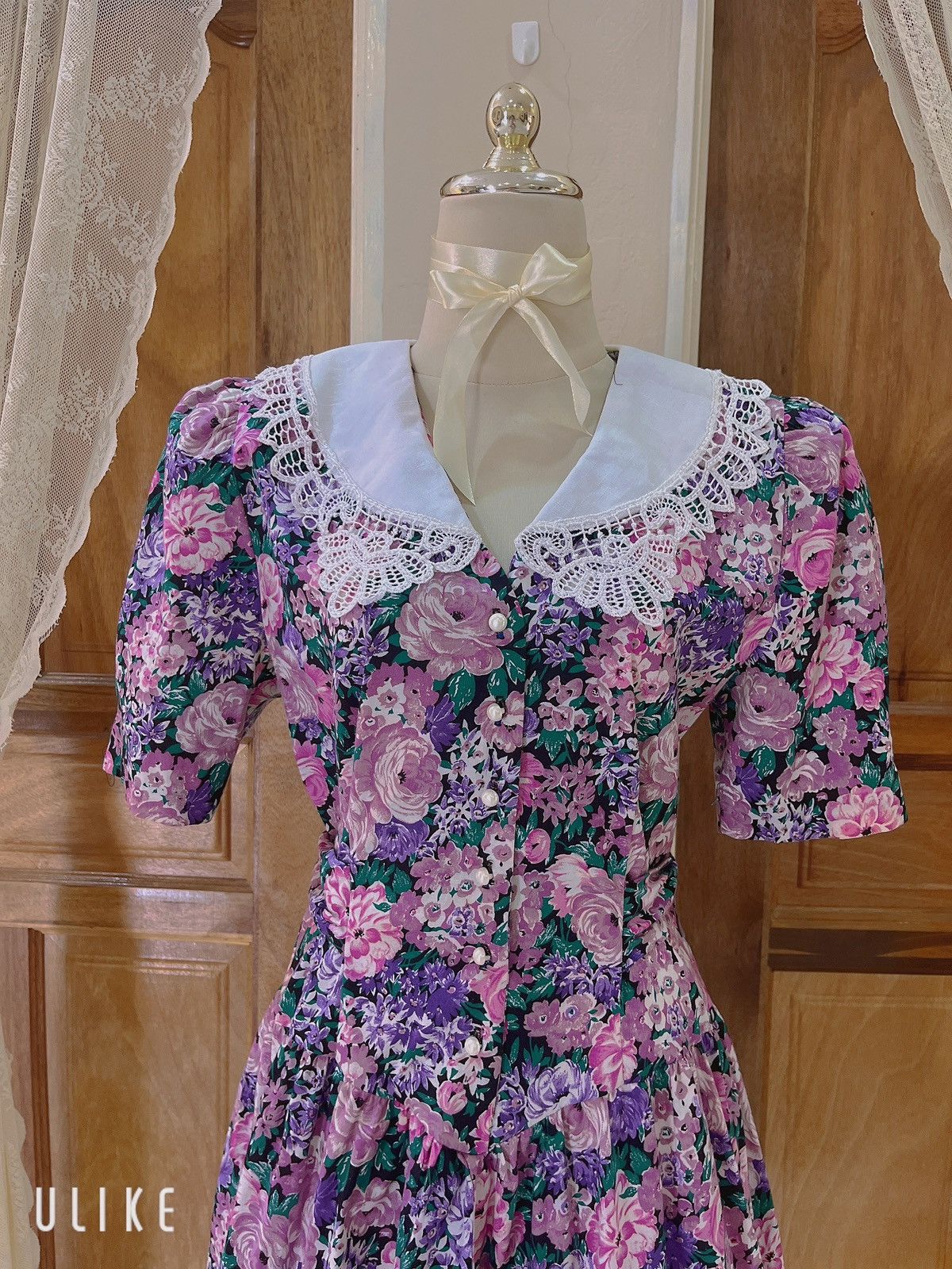 Vintage Vintage floral cottagecore dress Size M / US 6-8 / IT 42-44 - 2 Thumbnail