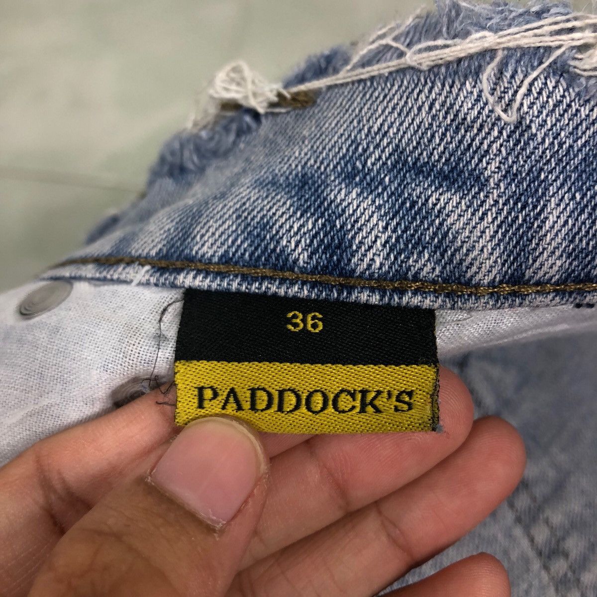 Japanese Brand 🔥VINTAGE DENIM JEANS PADDOCKS JAPAN ISSEY MIYAKE Size US 34 / EU 50 - 22 Thumbnail