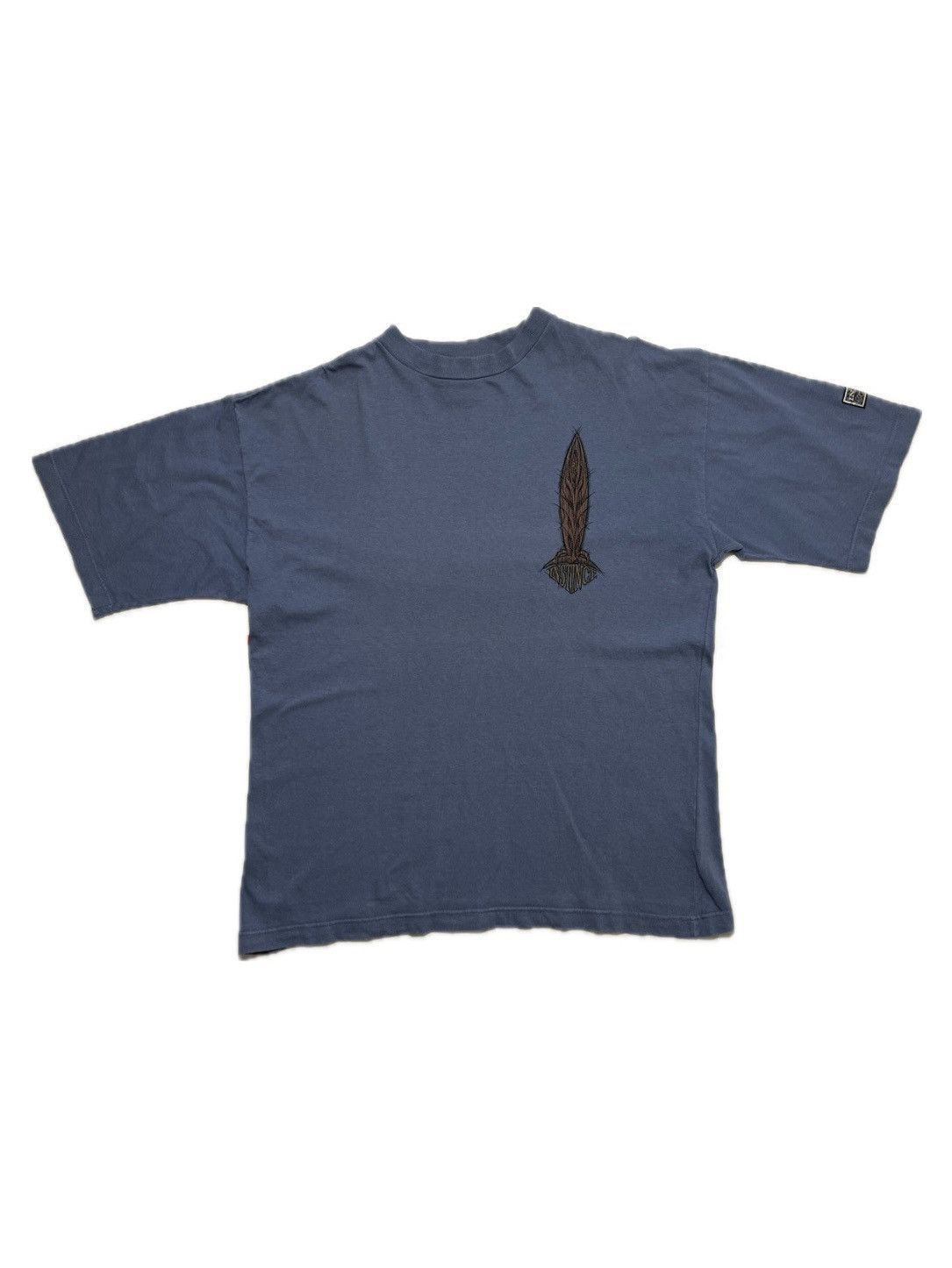 Vintage Vintage 90' Instinct Surfwear T-shirt surf style skate Size US M / EU 48-50 / 2 - 2 Thumbnail