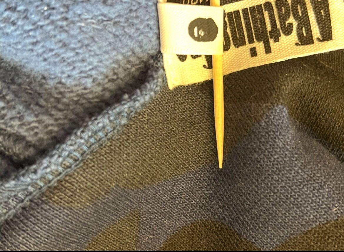 Bape BAPE Separate Shark Hoodie Blue & Black Camo Size US M / EU 48-50 / 2 - 5 Thumbnail