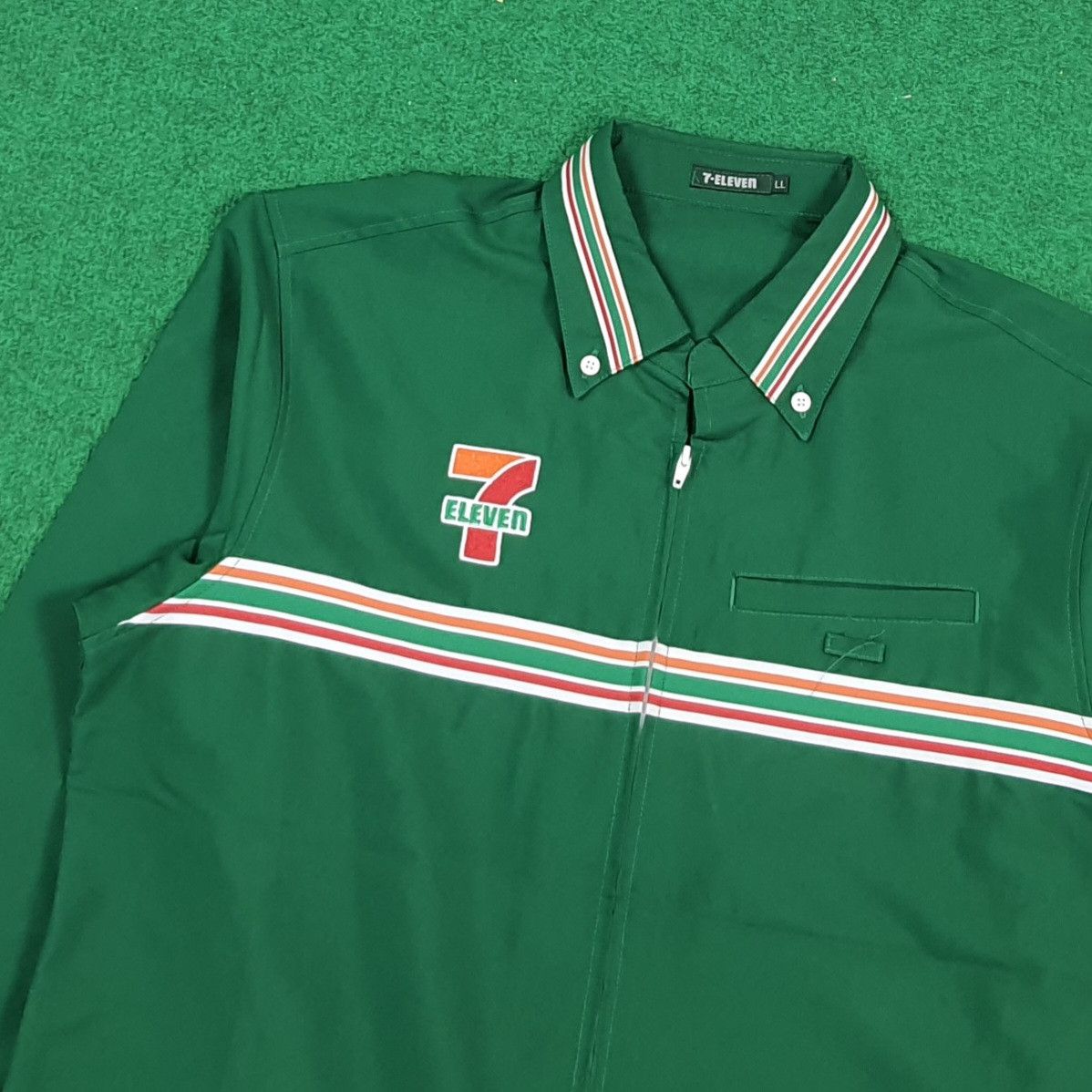 Japanese Brand Vintage 7 Eleven Japan Staff Uniform Workwear C301N5 Size US L / EU 52-54 / 3 - 4 Thumbnail