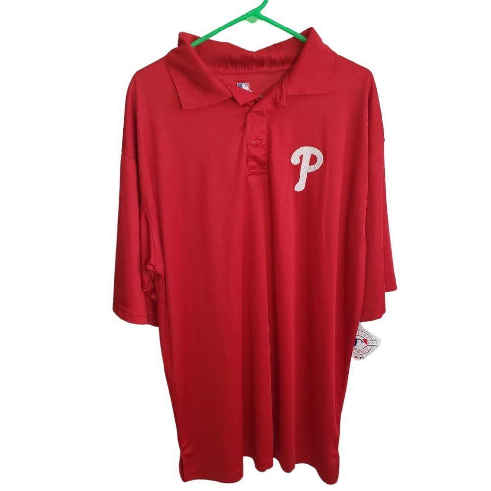 Designer CT398 Major League Genuine Phillies Red Shirt XLT Size US M / EU 48-50 / 2 - 1 Thumbnail