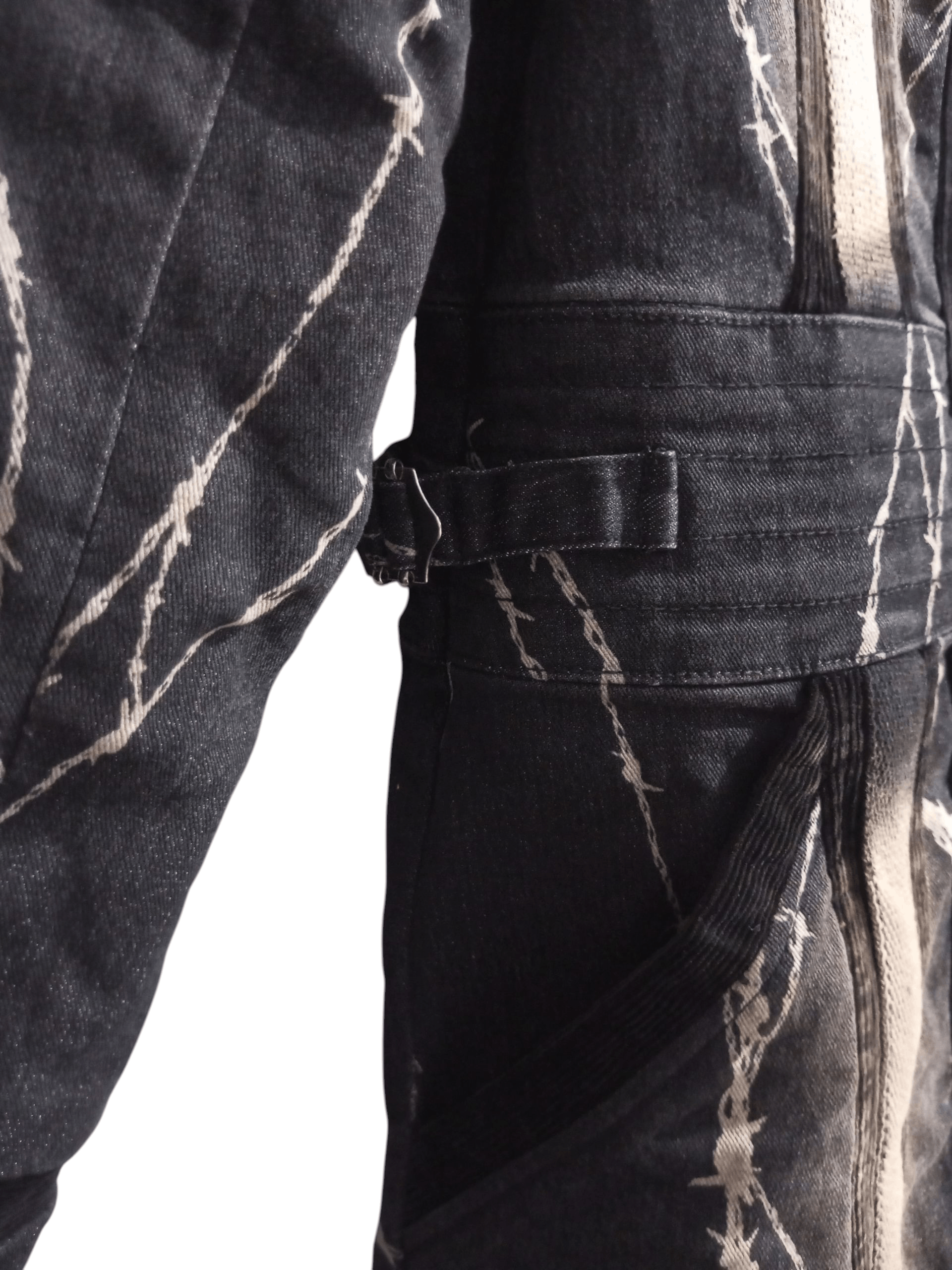 Japanese Brand Ozz on Hikozoh barbed wire denim mix corduroy jacket Size US M / EU 48-50 / 2 - 19 Thumbnail