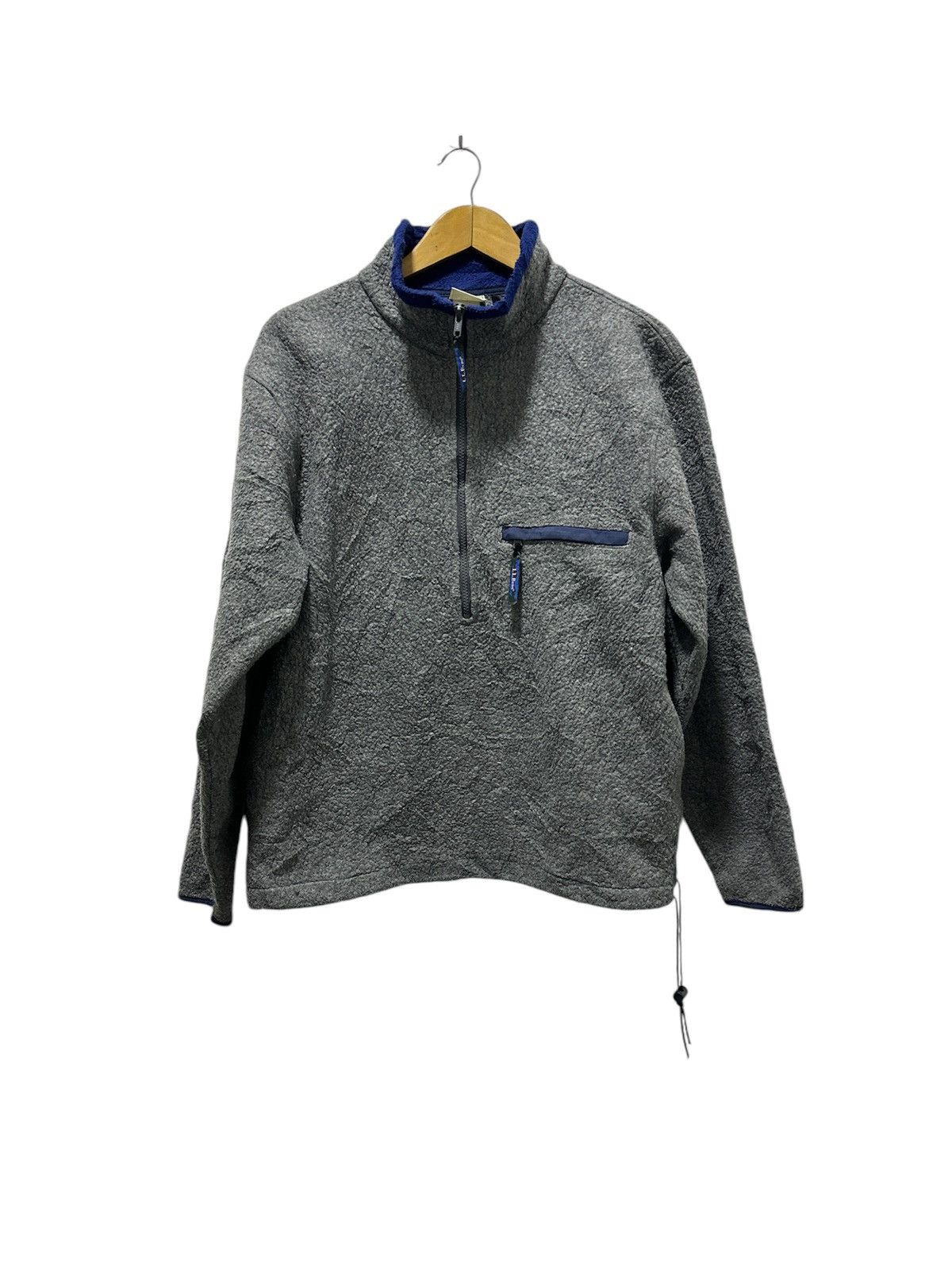 L.L. Bean Vintage L.L.Bean Half Zipper Sherpa Fleece Jacket Size US M / EU 48-50 / 2 - 1 Thumbnail