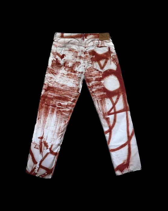 Supreme Supreme Christopher Wool Regular Jean Red Size 30 | Grailed