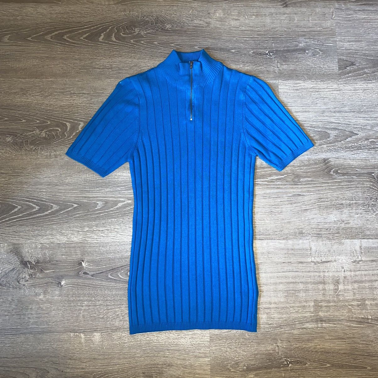 Asos ASOS Knitted Half Zip Up Shirt Size US XS / EU 42 / 0 - 1 Thumbnail