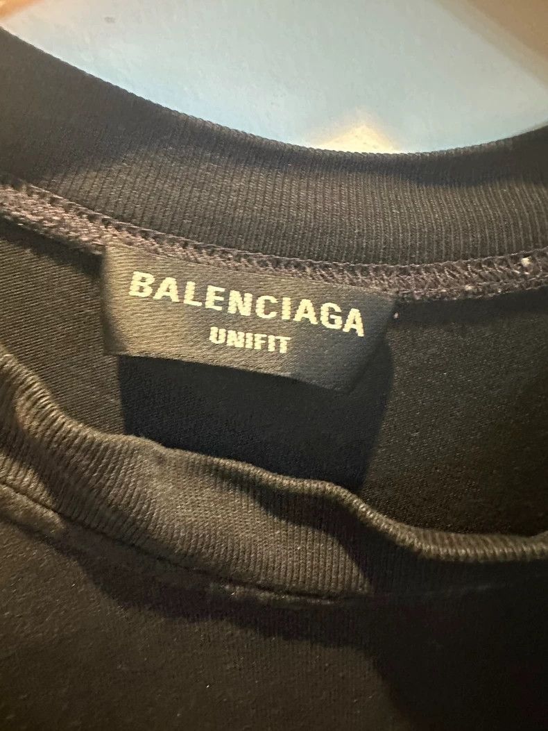 Balenciaga Balenciaga Flame Print Worn Tee Size US XXS / EU 40 - 3 Thumbnail
