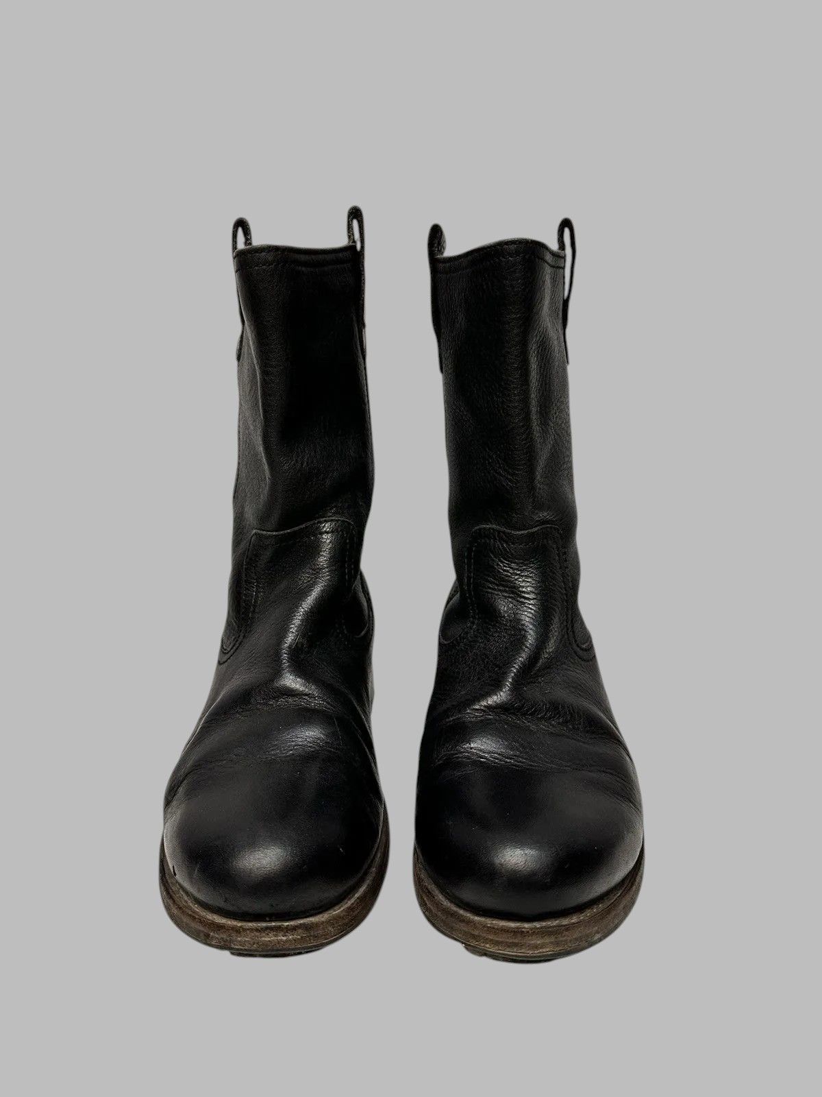 If Six Was Nine AS98 Japan Style RRL Western Leather Boots Ralph Lauren Size US 7 / EU 40 - 3 Thumbnail