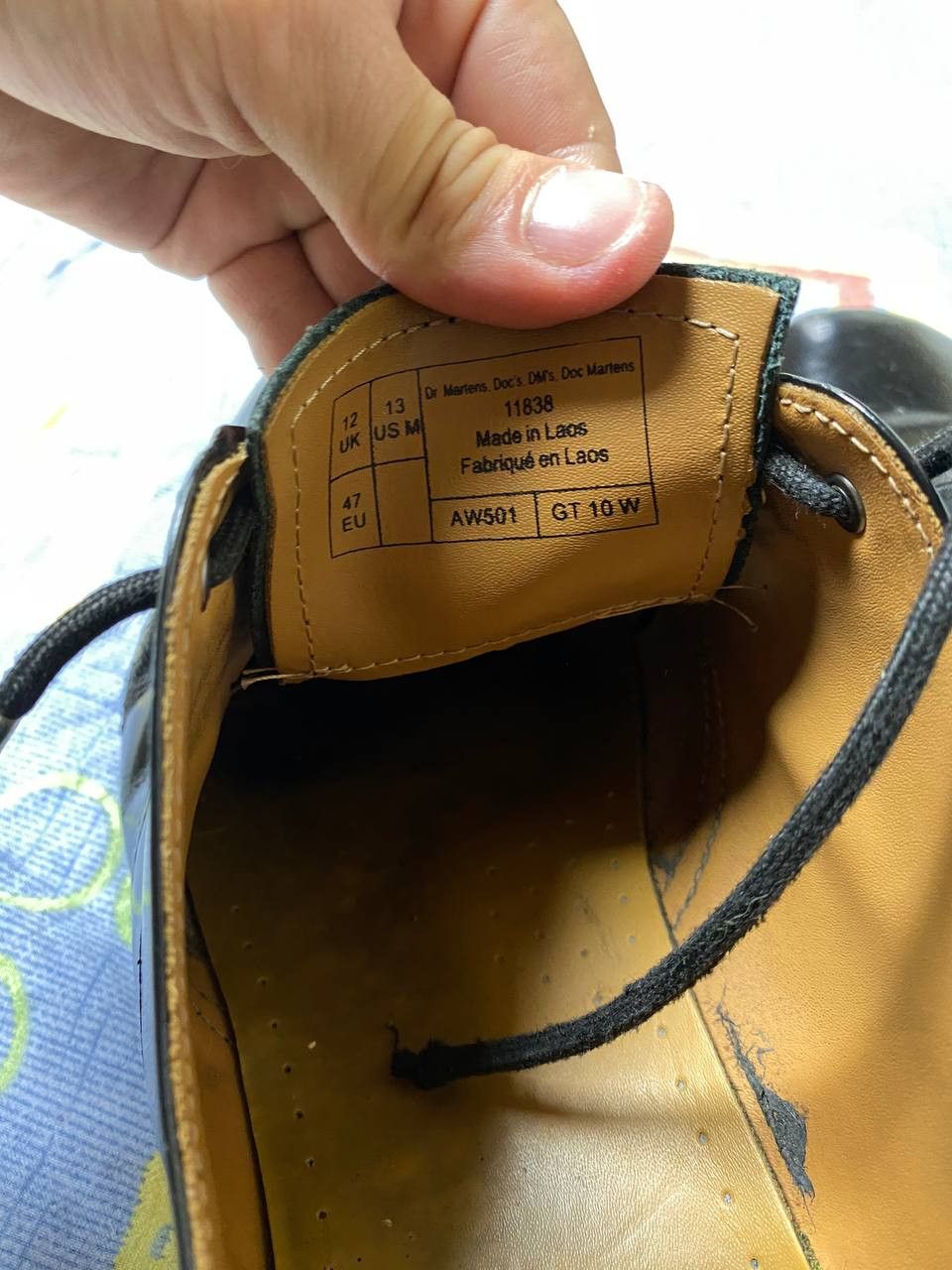 Dr. Martens Vintage Dr. Martens Leather Low Boots Size US 13 / EU 46 - 2 Thumbnail