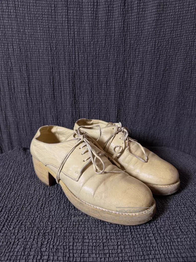 Other GUIDI Beige Low-top Horsehide Derby Shoes Size US 5.5 / EU 38 - 2 Thumbnail