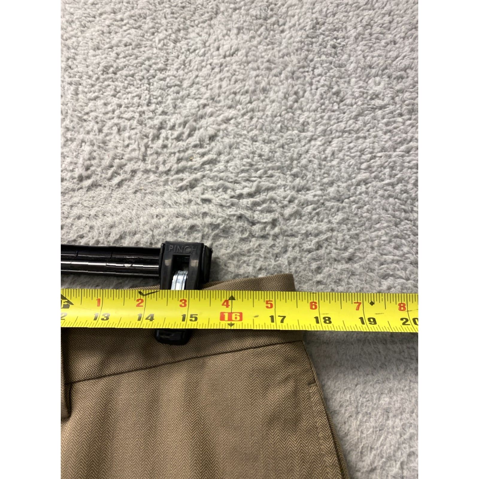Eddie Bauer Vintage Eddie Bauer Herringbone Tweed Dress Pants Men 35x32 Wool Brown Fall/Winter Size US 35 - 7 Thumbnail