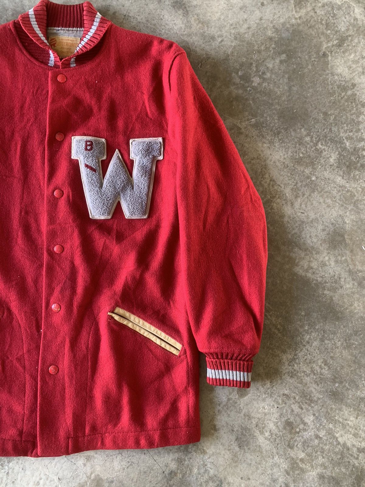Vintage Vintage Letterman award jacket 1950’s - 1960’s Size US L / EU 52-54 / 3 - 3 Thumbnail