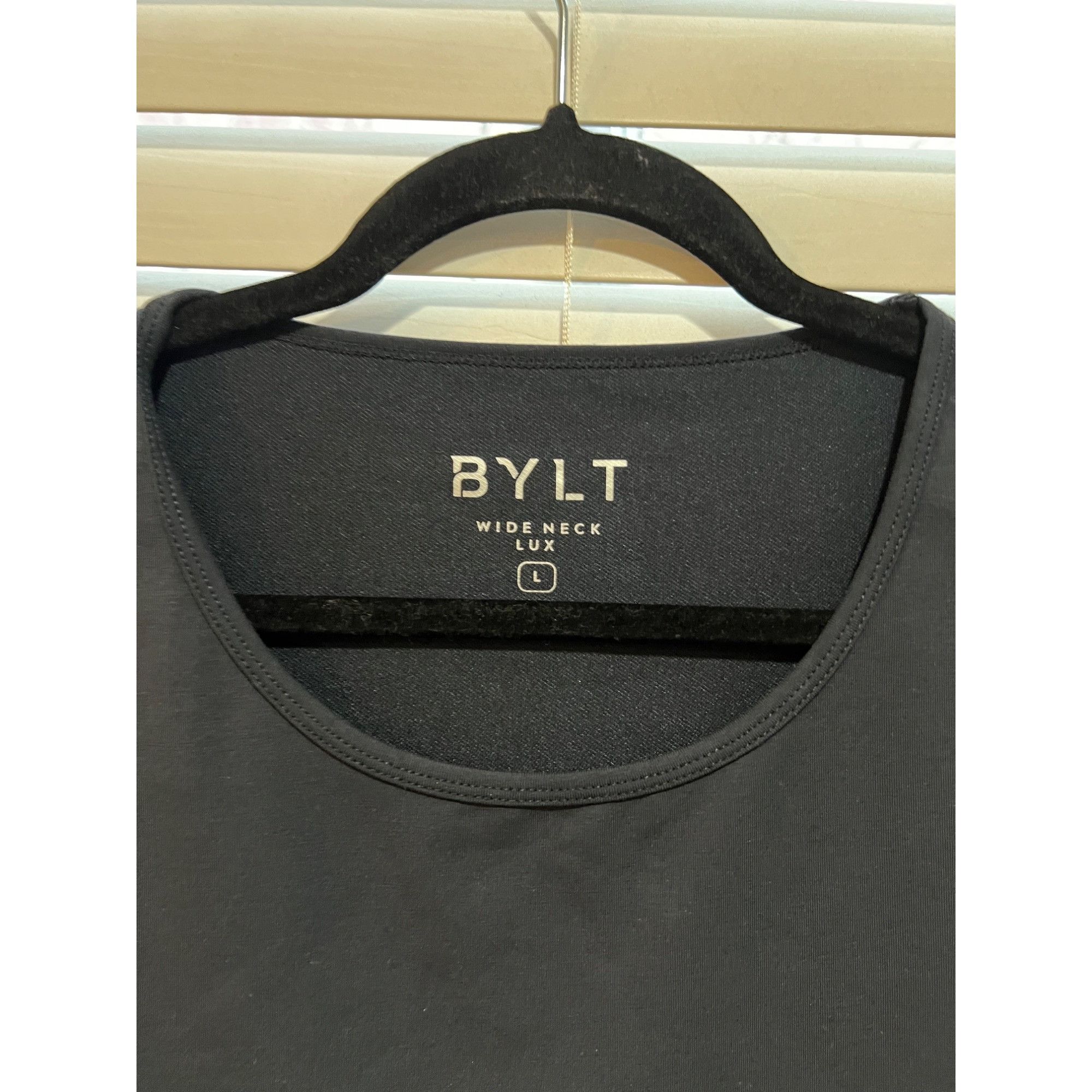 BYLT Premium Basics Bylt Wide Neck Lux VNeck T-Shirt - Size L Size US L / EU 52-54 / 3 - 2 Thumbnail