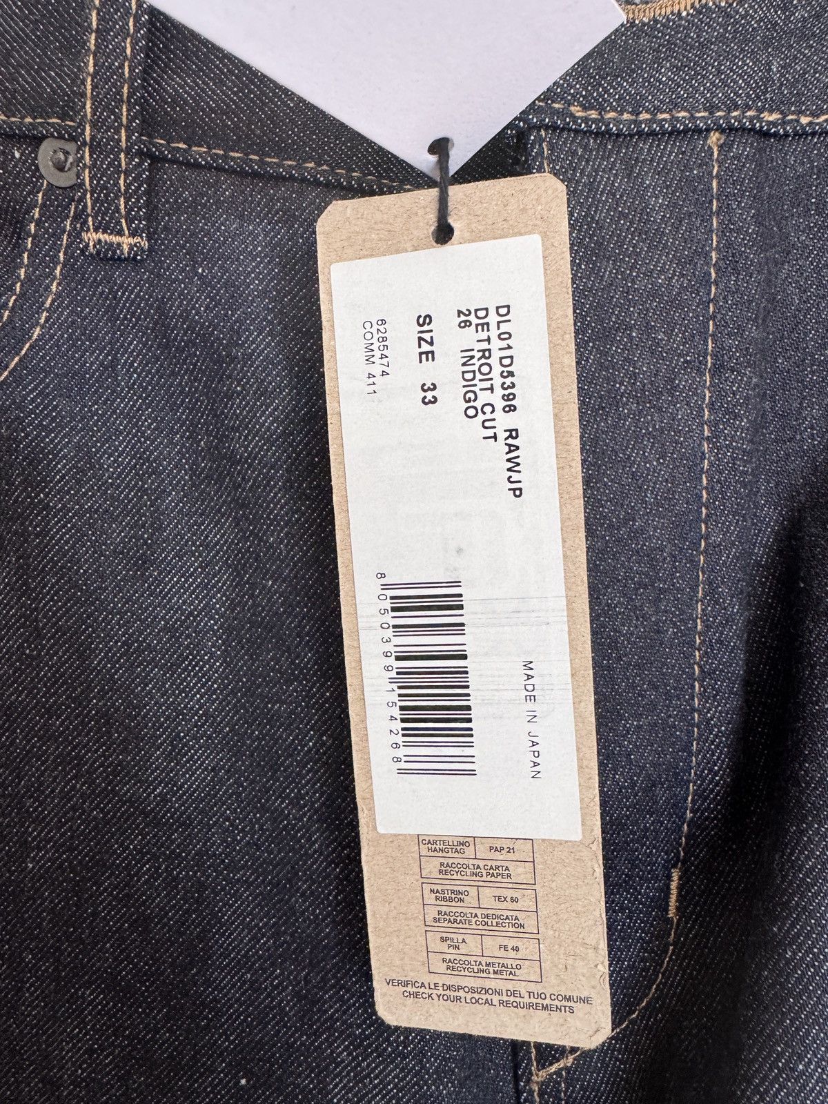 Rick Owens Rick Owens DRKSHDW Denim Detroit Cut Pants 'Indigo' Size US 33 - 2 Thumbnail