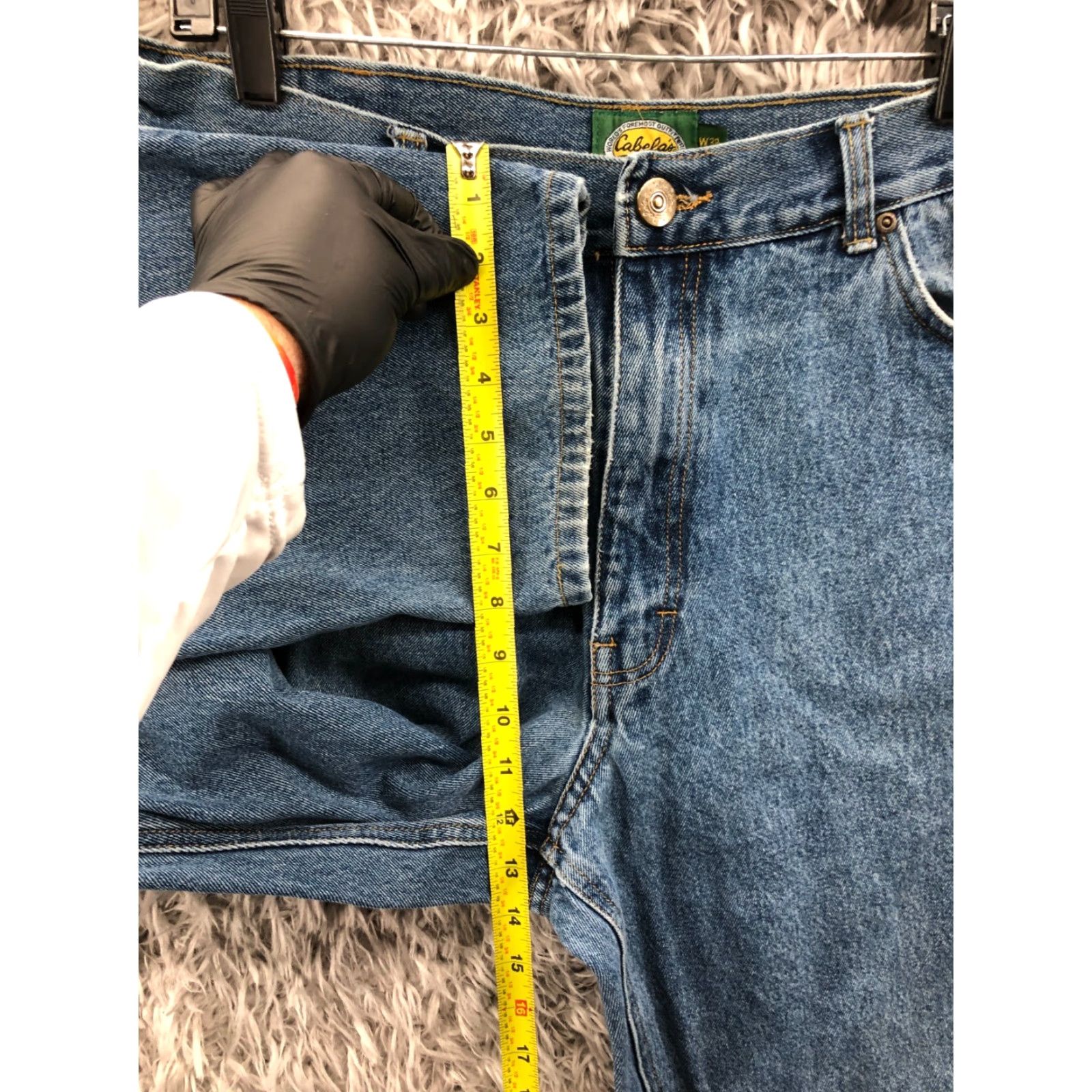 Vintage Cabela's Jeans Mens Regular Straight Blue Denim 38x32 Size 38 Mid Rise 5-Pocket Size US 38 / EU 54 - 4 Thumbnail