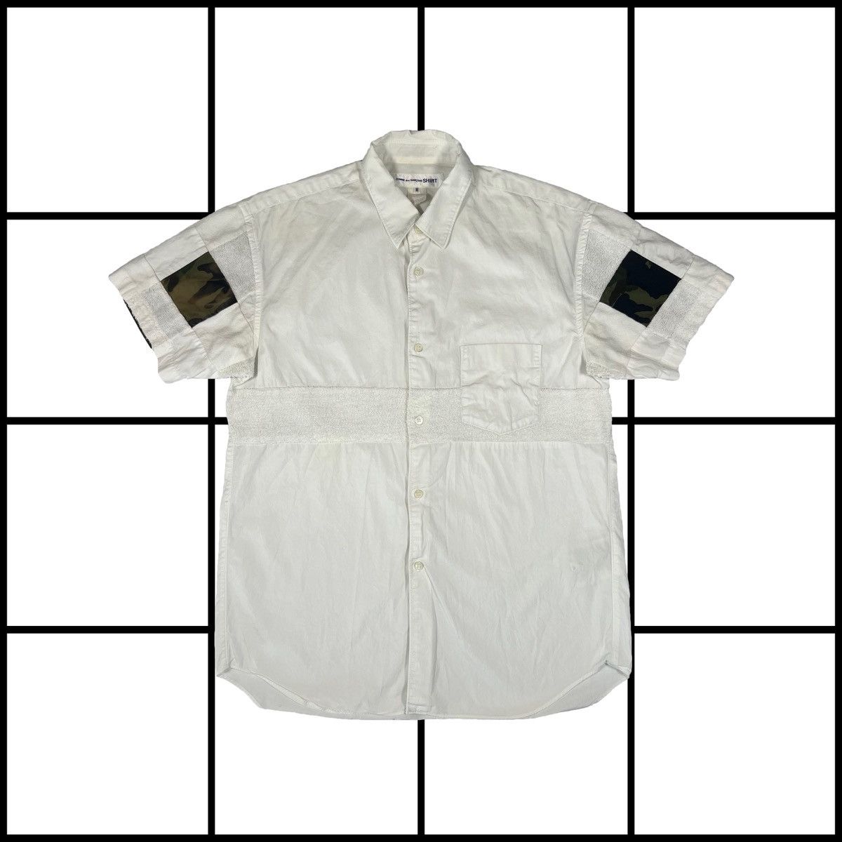 Comme des Garcons SHIRT |[ SS11 Comme Des Garcons SHIRT Runway Patchwork Shirt ]| Size US M / EU 48-50 / 2 - 1 Thumbnail