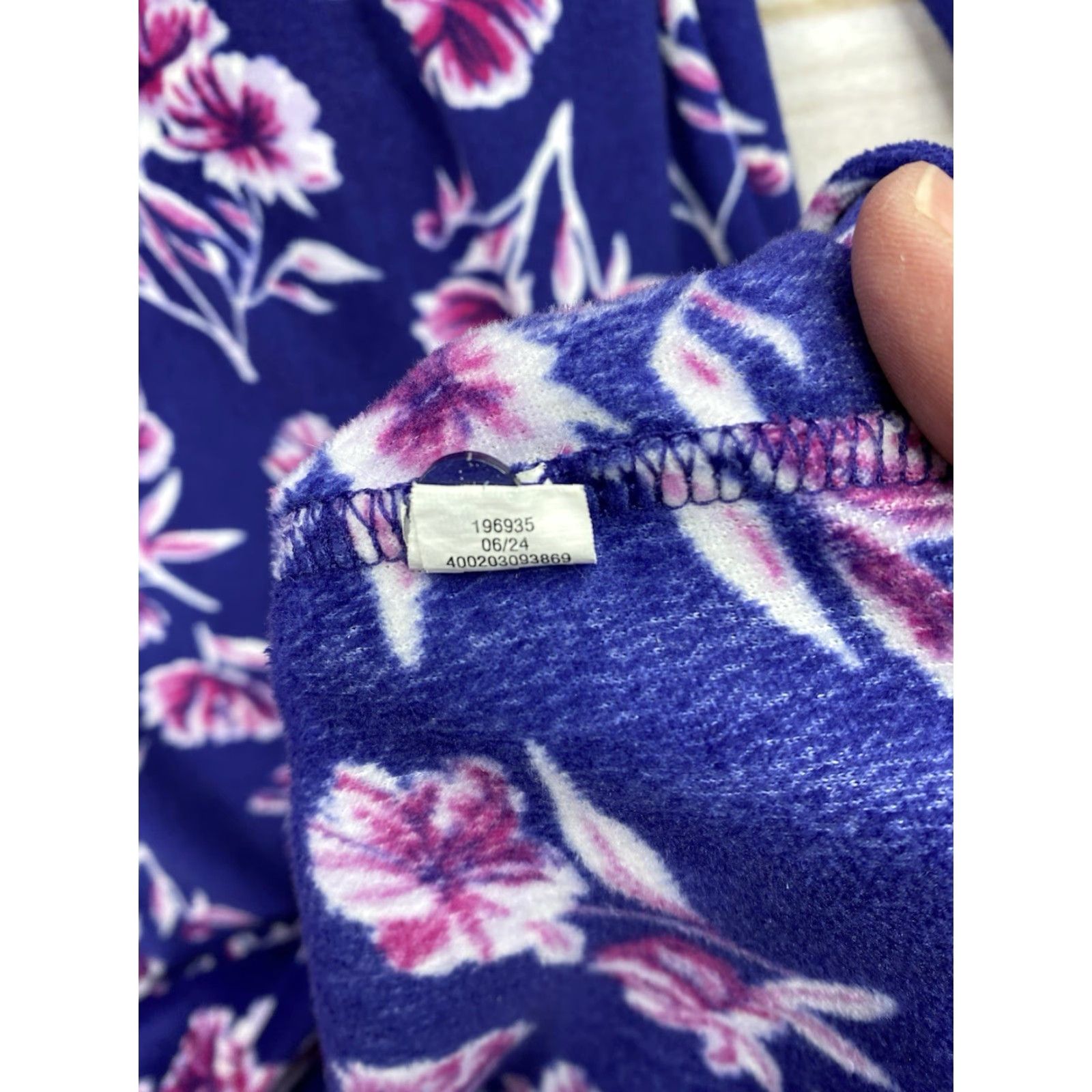 Croft & Barrow Croft & Barrow Floral Nightgown Sz L Long Sleeve Sleepwear Comfy Blue Pullover Size L / US 10 / IT 46 - 7 Thumbnail