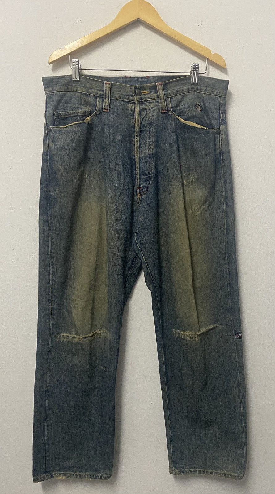 Independent Truck Co. Vintage Independent Truck Company Hype Distressed Jeans Size US 36 / EU 52 - 1 Thumbnail