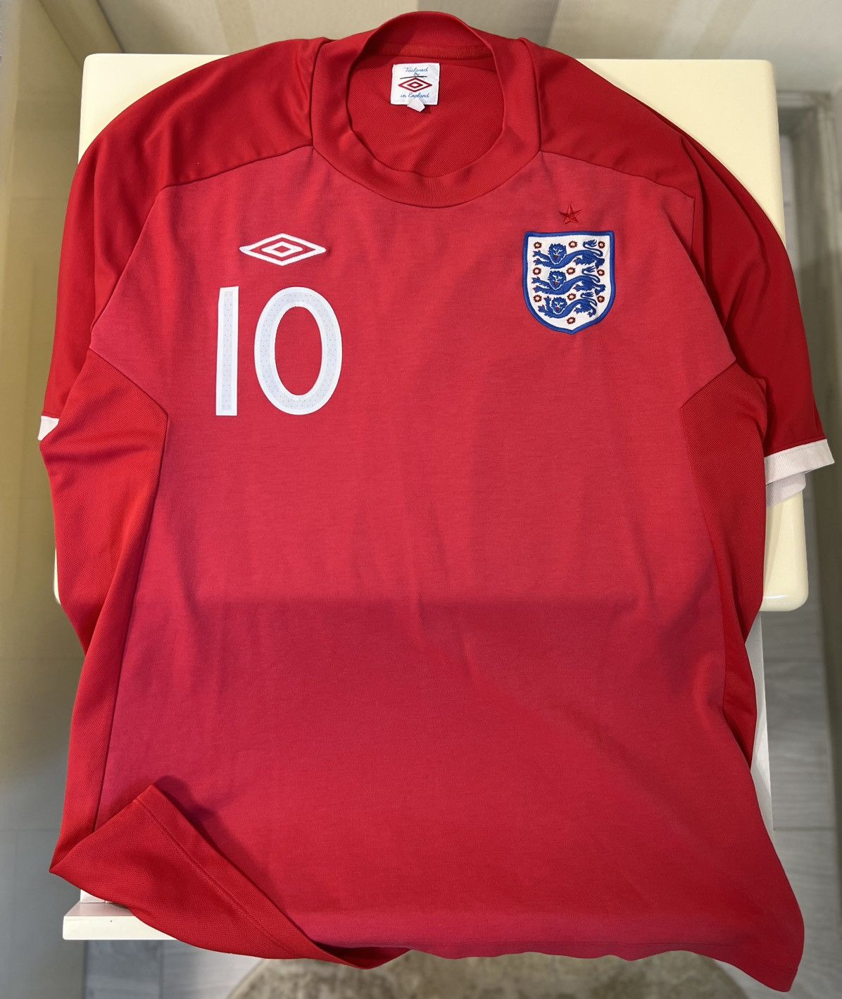 Umbro × Vintage England Away football Umbro T-shirt 2004/2006 Size US S / EU 44-46 / 1 - 1 Thumbnail