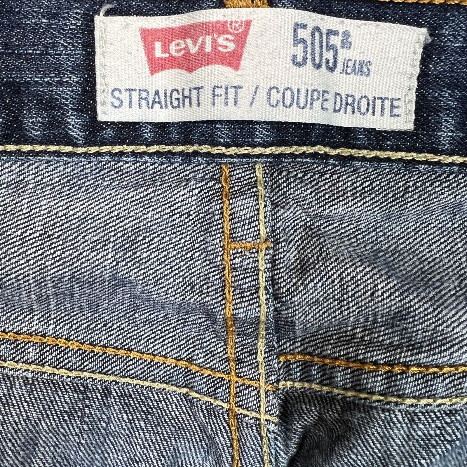 Levi's × Vintage Levi's 505 Jeans 36x30 Regular Straight Leg Classic Denim Size US 36 / EU 52 - 9 Thumbnail