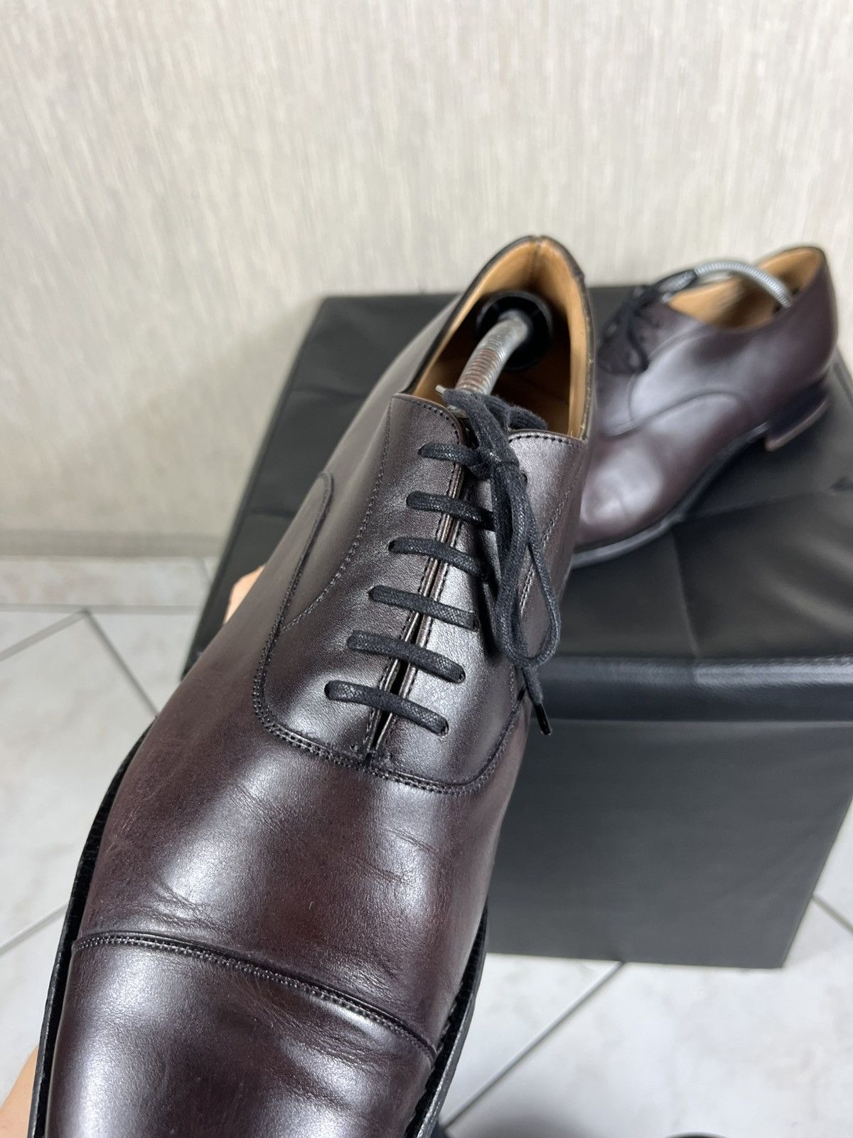 Church's Church’s Kentford classic leather shoes burgundy shade Size US 10 / EU 43 - 7 Thumbnail