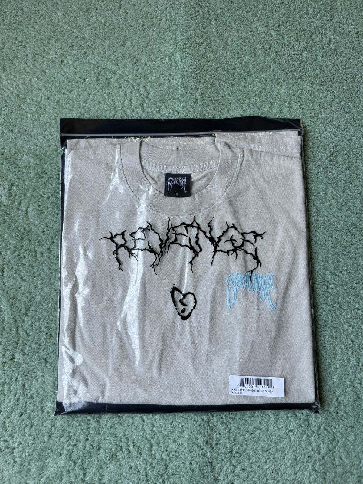 Revenge Revenge X Kill Tee Cement/Baby Blue Size US XL / EU 56 / 4 - 5 Thumbnail