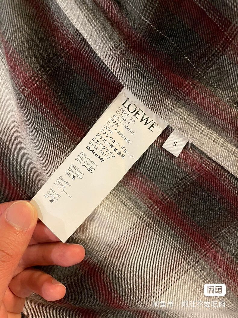 Loewe LOEWE Grain-cloth shirt jacket Size US S / EU 44-46 / 1 - 5 Thumbnail