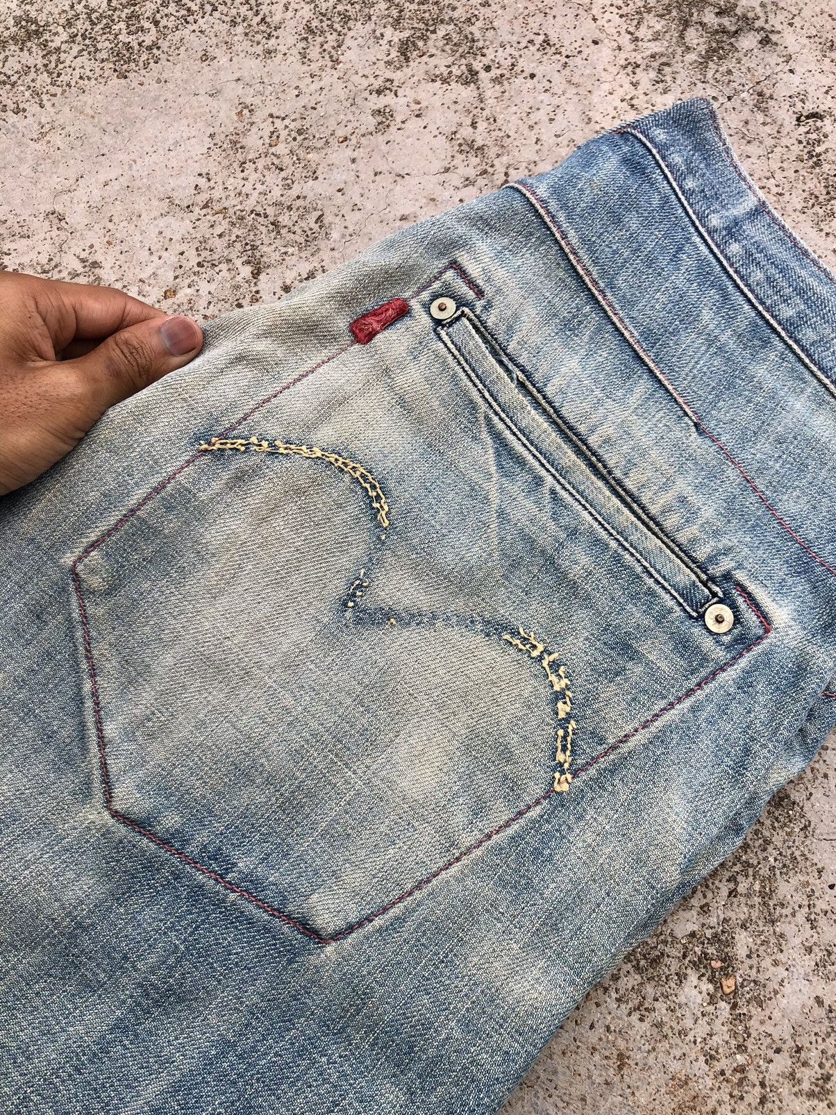 Levi's × Vintage VINTAGE BLUE SELVEDGE LEVIS DENIM Size US 32 / EU 48 - 9 Thumbnail