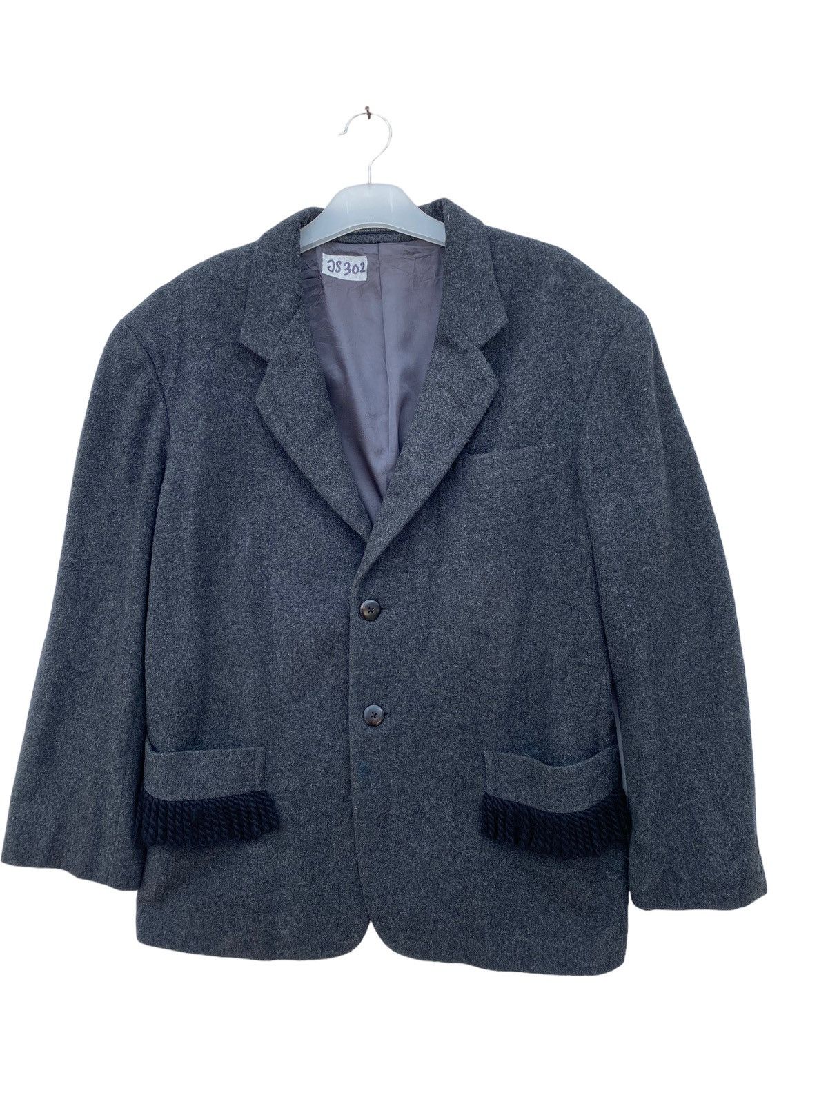 Vintage 80s Yohji Yamamoto Signature Overcoat