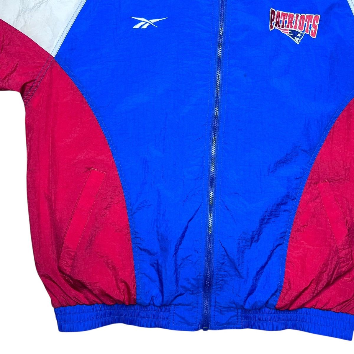 Reebok Vtg 1990s NFL New England Patriots Reebok Windbreaker Jacket Size US M / EU 48-50 / 2 - 9 Thumbnail