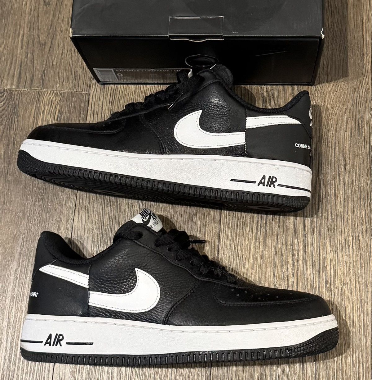 Comme des Garcons Supreme x Comme des Garçons Nike Air Force 1 (2018) VNDS Size US 9 / EU 42 - 2 Thumbnail
