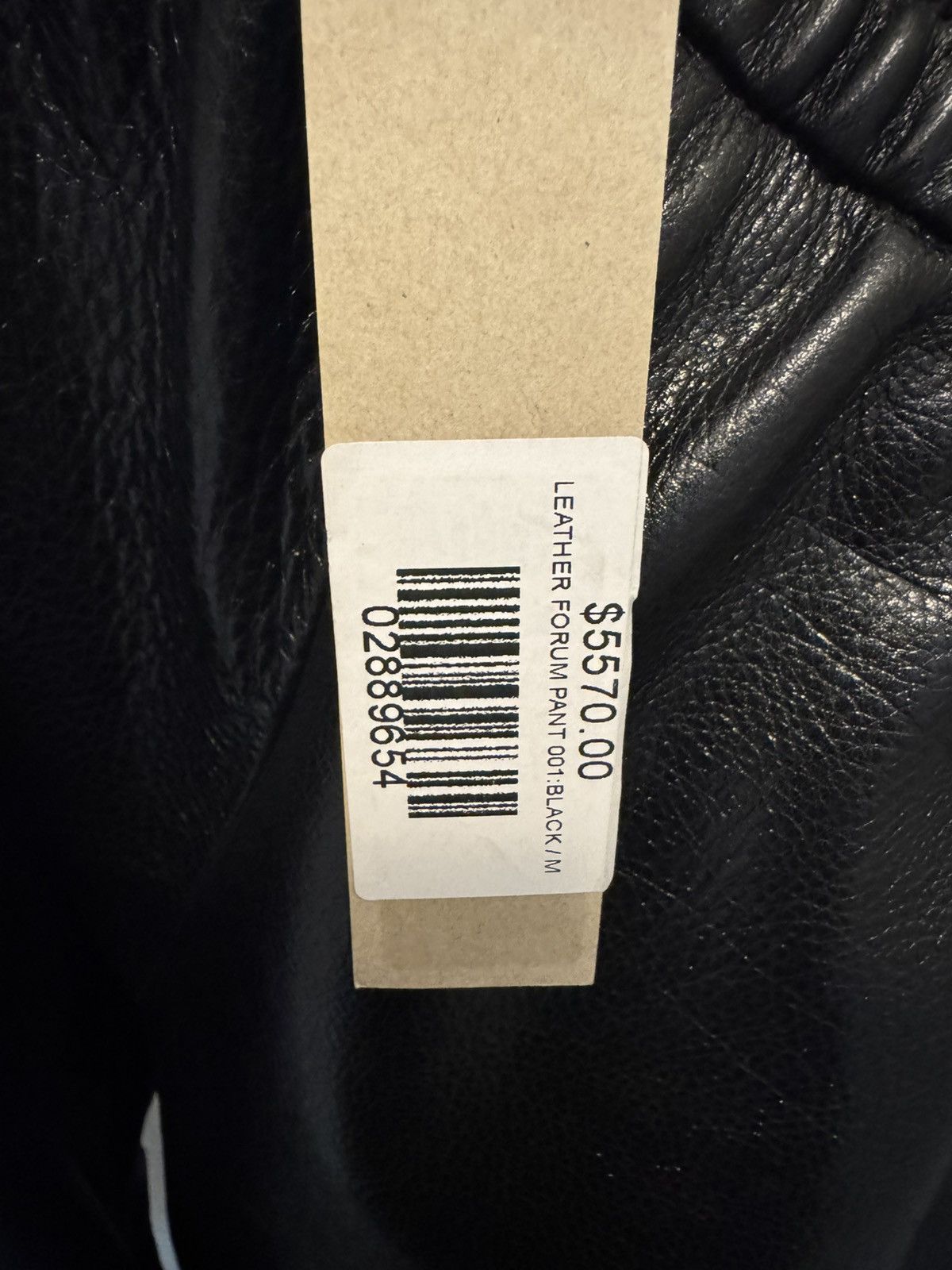 Fear of God Fear of God Leather Forum Trousers Size US 33 - 11 Thumbnail