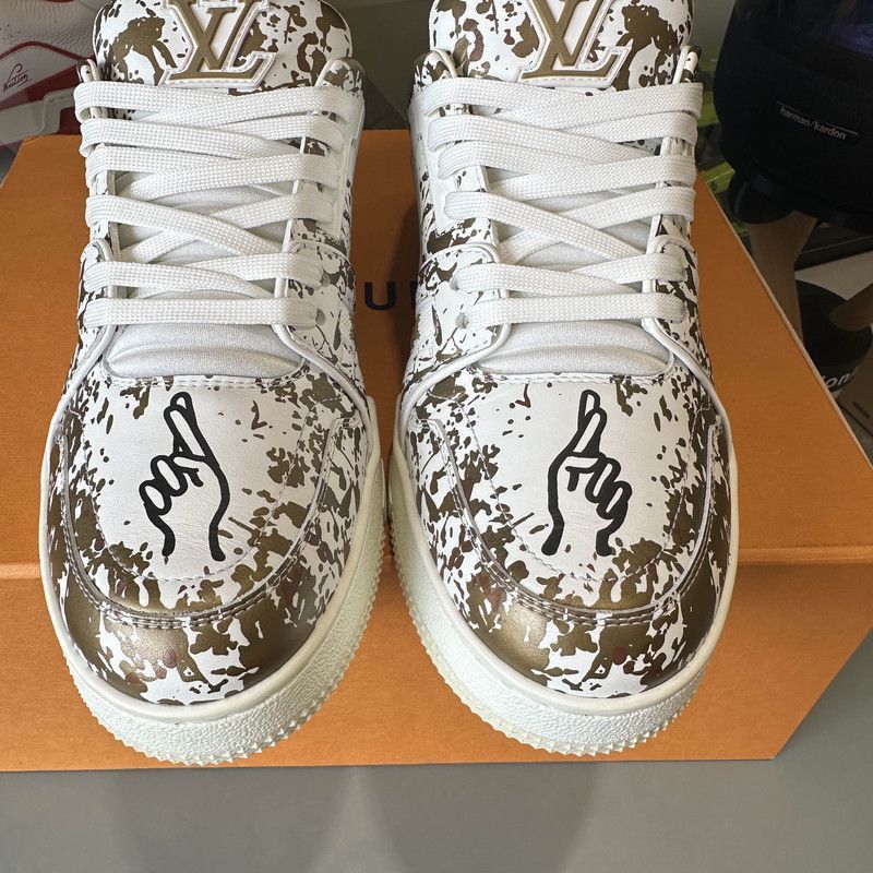 Louis Vuitton LEE QUIÑONES x LOUIS VUITTON Art Sneakers -2508 Size US 8 / EU 41 - 7 Thumbnail