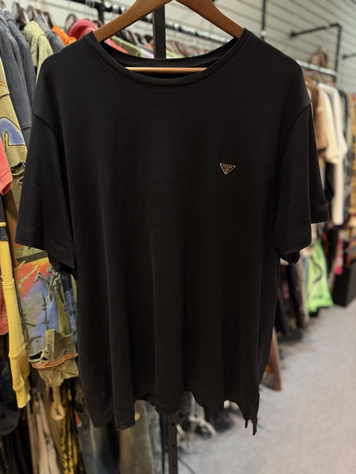 Prada Prada Men’s T-Shirt Short Sleeve Casual Tee Cotton $1200 3XL Size US XXL / EU 58 / 5 - 5 Thumbnail