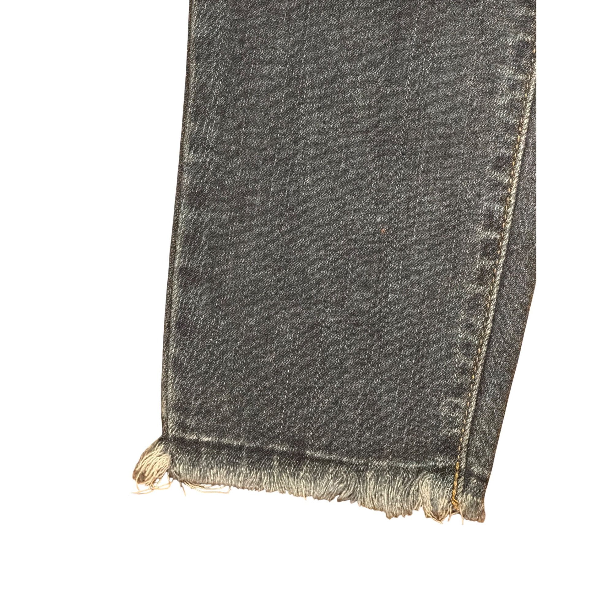 Other Just USA Skinny Jeans Blue Denim Cropped Raw Hem Pockets Siz Size 26" / US 2 / IT 38 - 2 Thumbnail