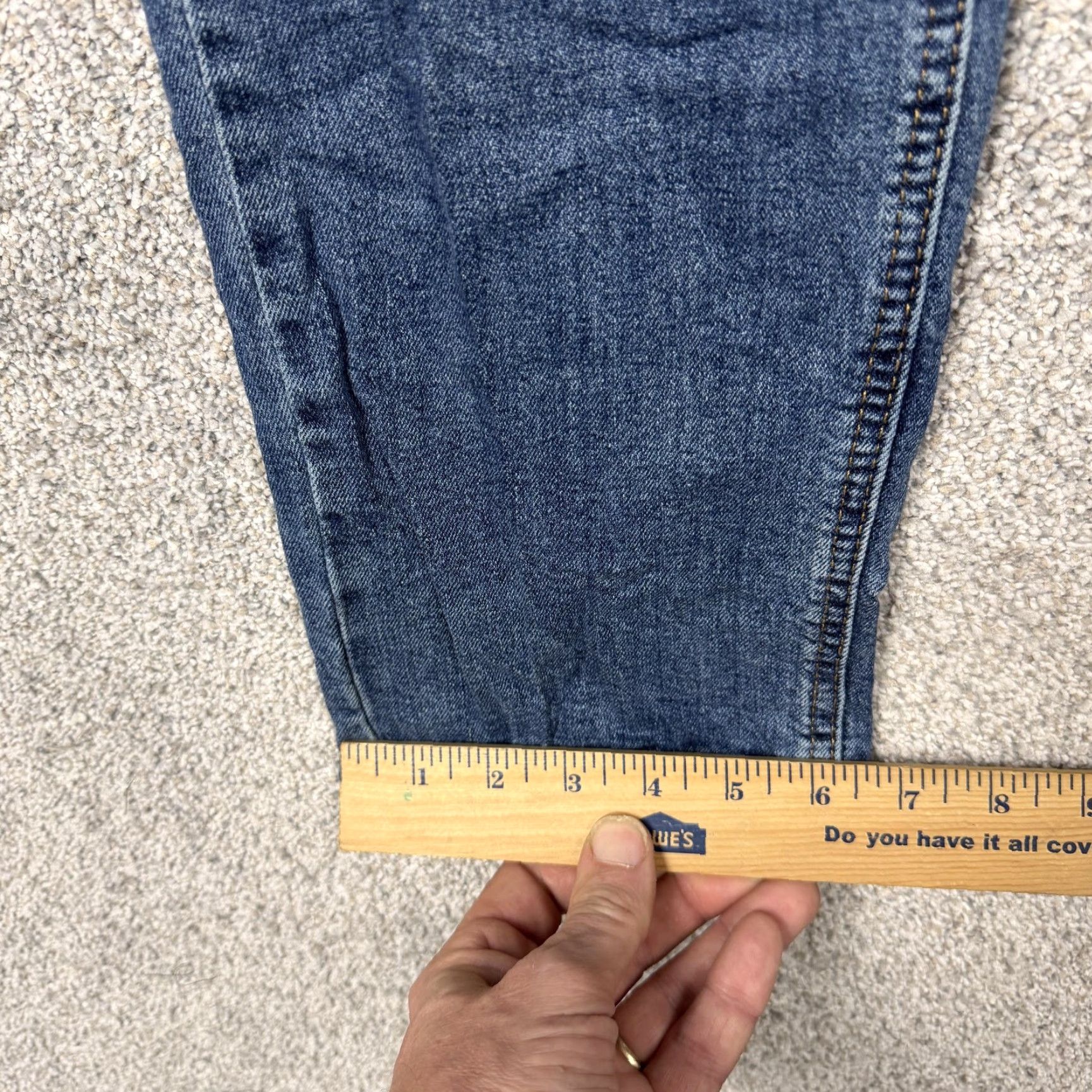 Vintage Signature Levis Jeans Mens 30x30 Athletic Blue Denim Tapered Streetwear Size US 30 / EU 46 - 3 Thumbnail